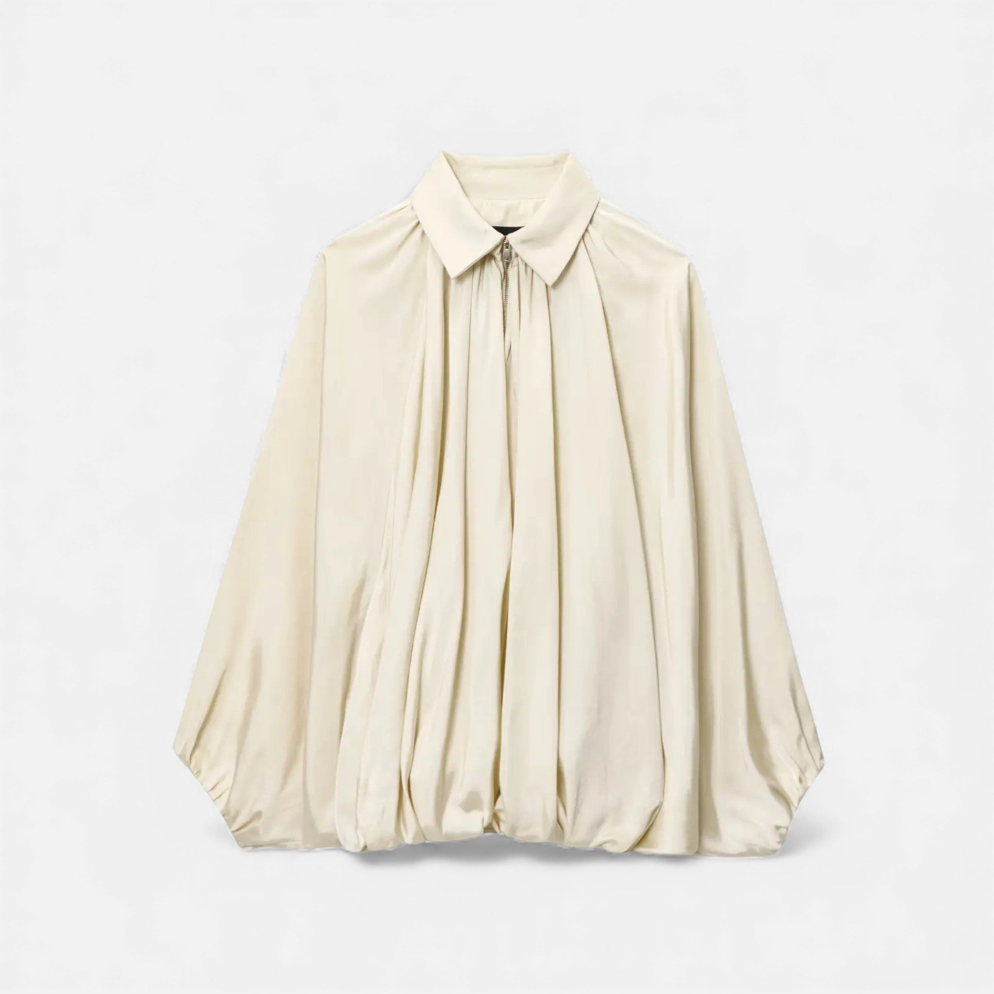 Maison Dresson | Women’s Pleated Lapel Blouse