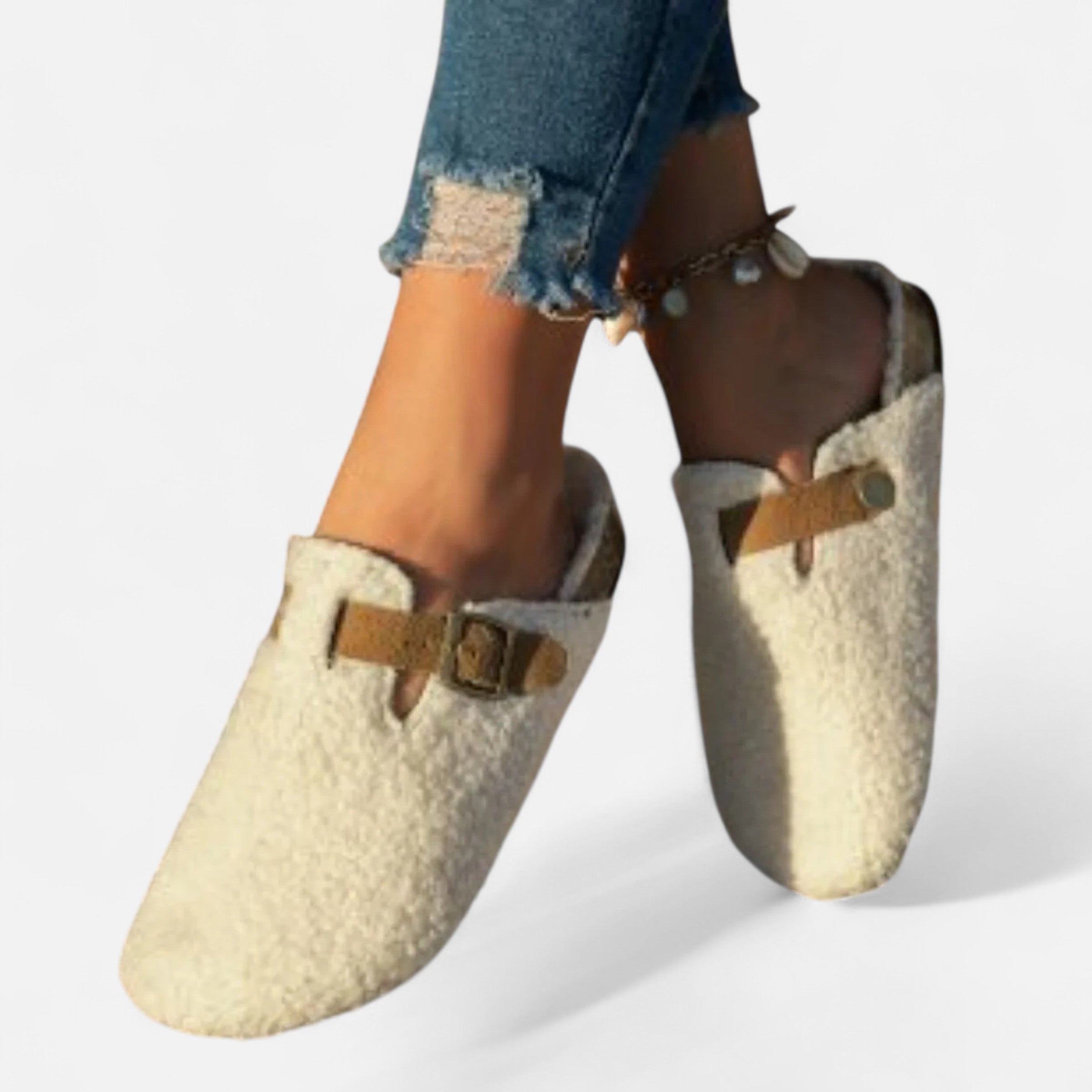 Maison Dresson | Women’s Plush Winter Mules