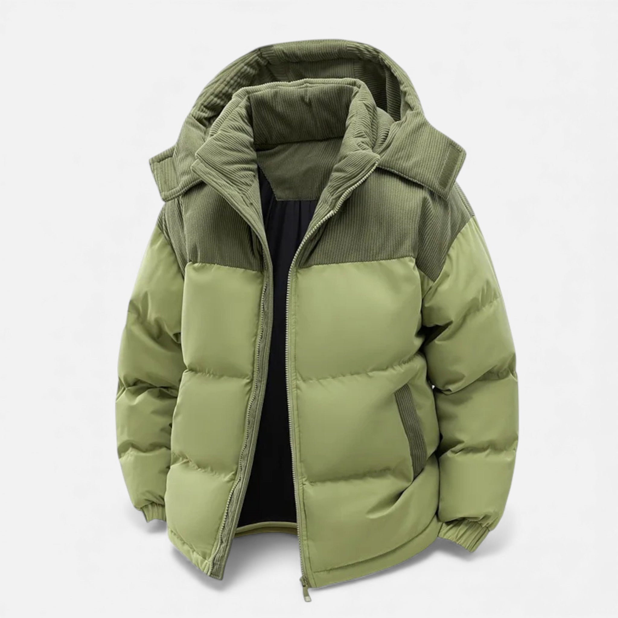 Maison Dresson | Men’s Fleece-Lined Winter Jacket with Removable Hood
