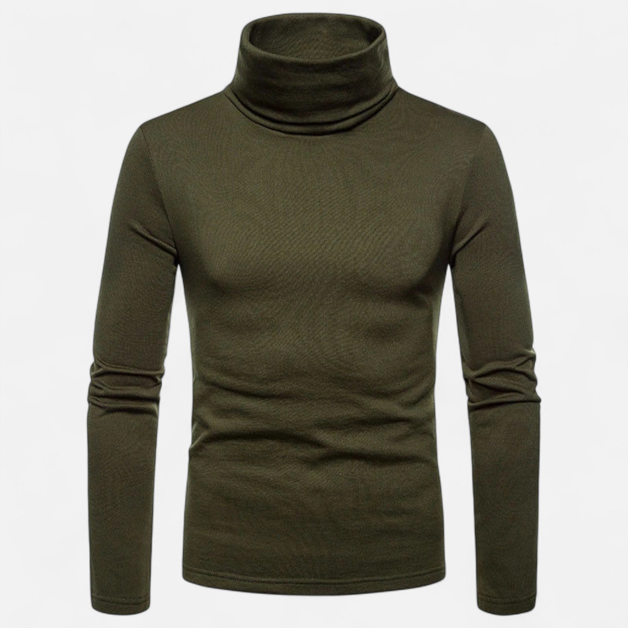 Maison Dresson | Men’s Slim Fit Turtleneck Sweater – Autumn Winter Stretch
