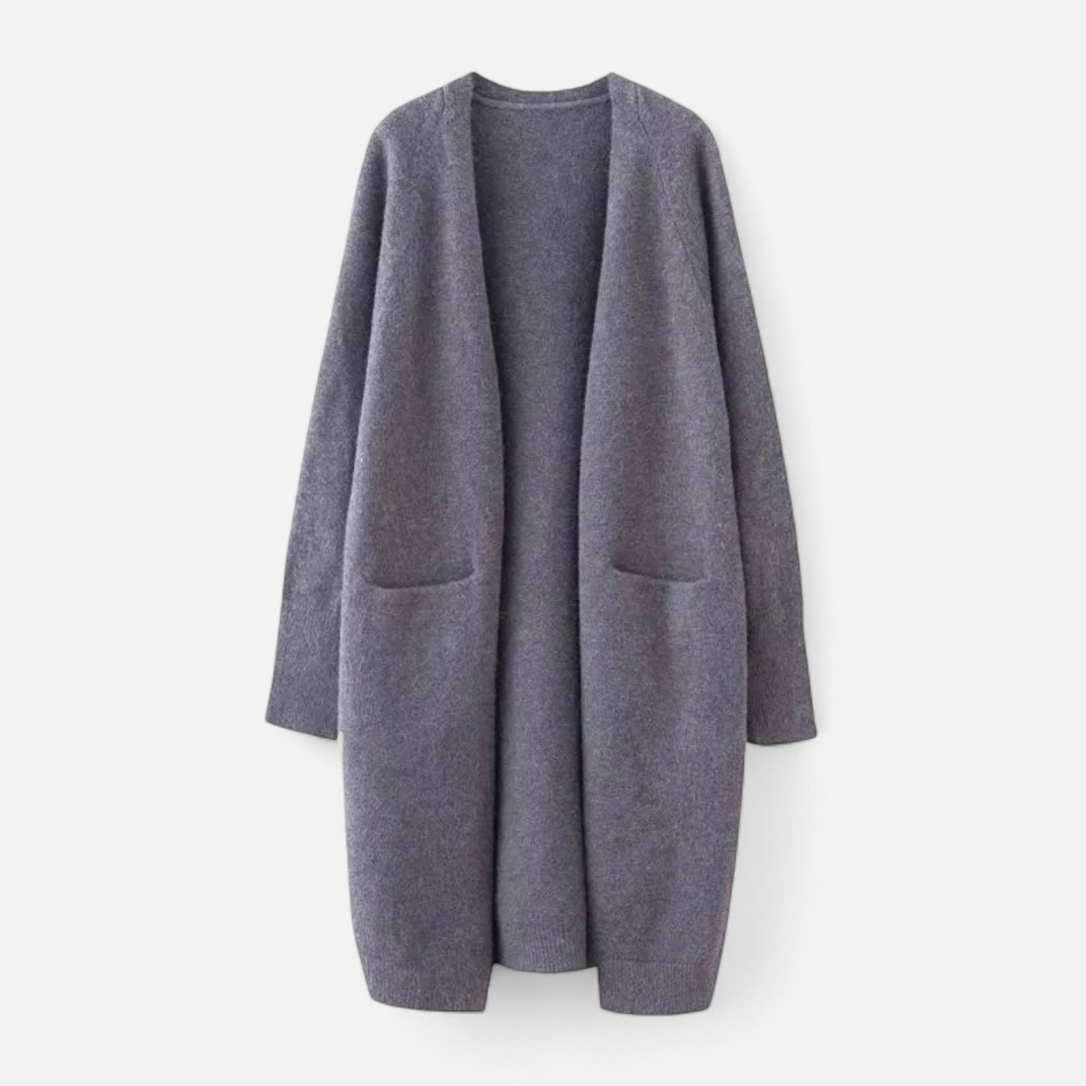 Maison Dresson | Women’s Thick Knit Cardigan – V-Neck Autumn Warmth