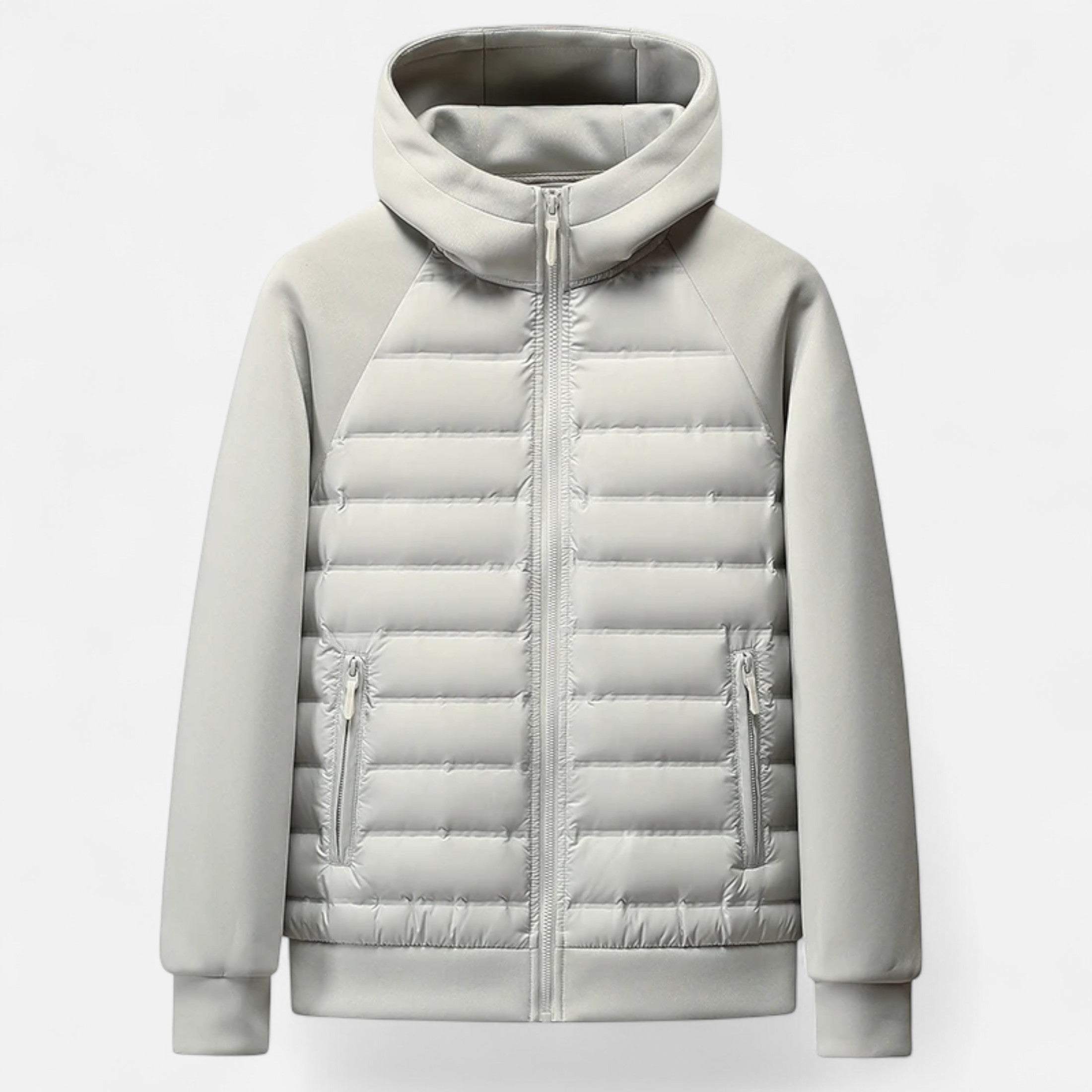 Maison Dresson | Men’s Hooded Down Jacket – Spliced Quilted Style