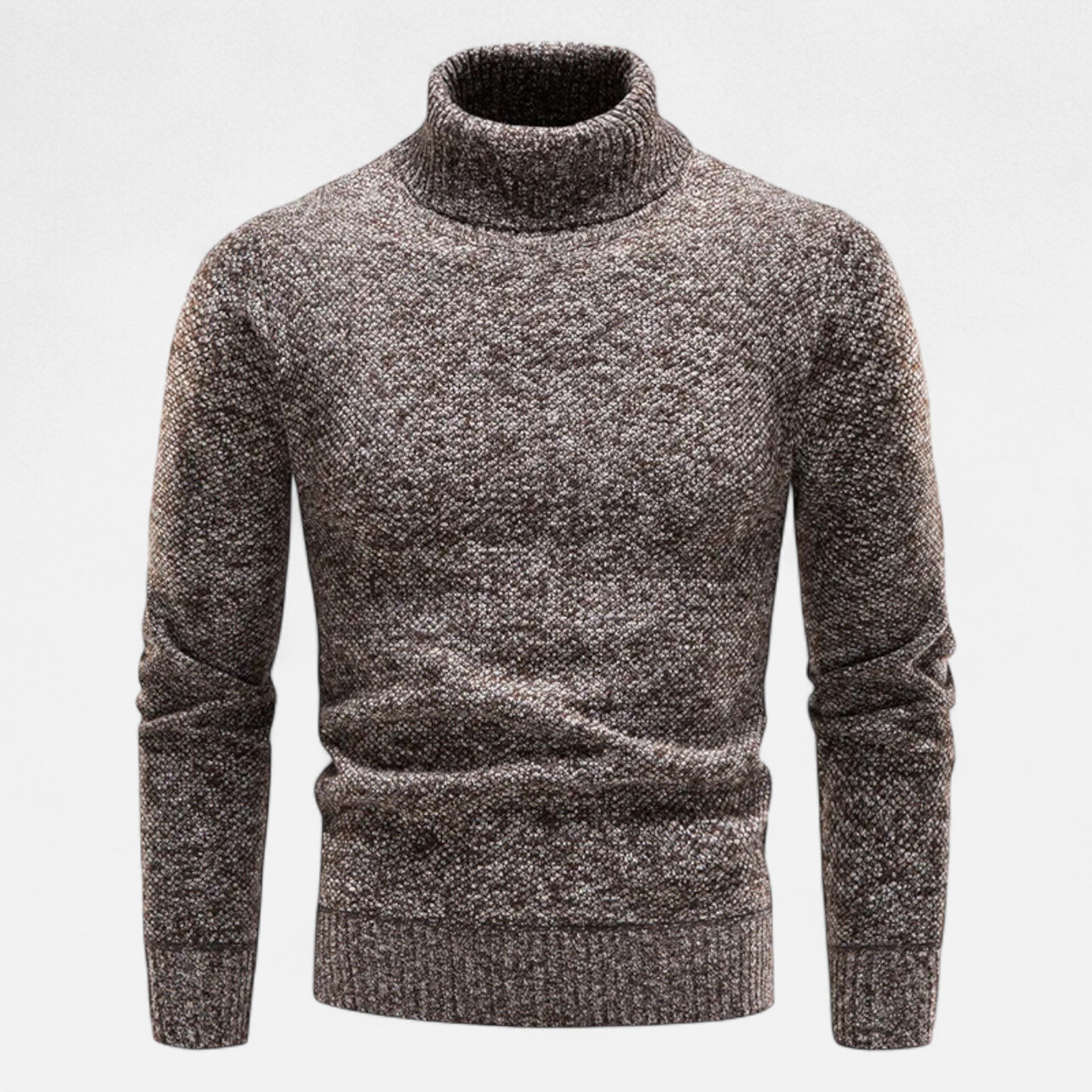 Maison Dresson | Men’s Knitted Turtleneck Sweater – Thick Winter Warmth