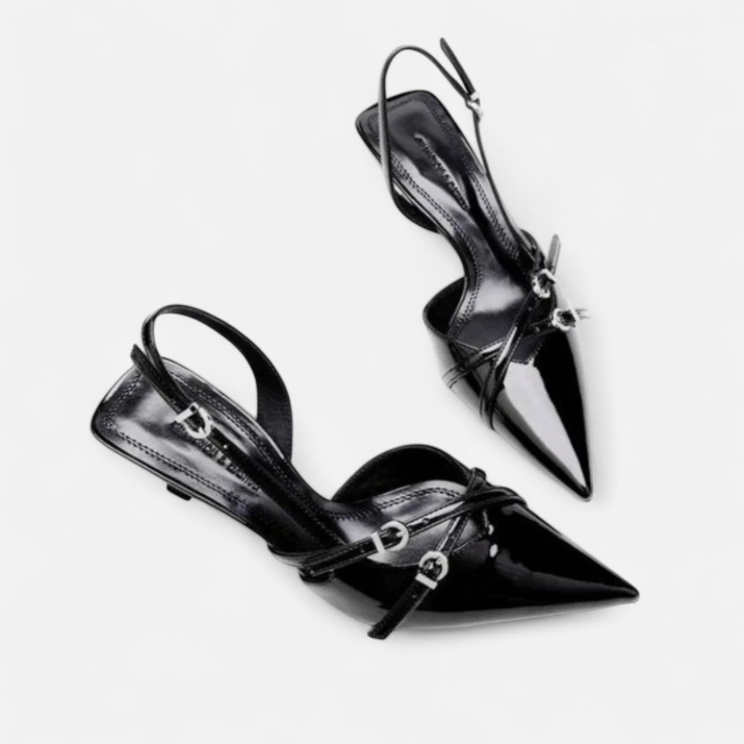 Maison Dresson | Women’s High Heel Gladiator Sandals – Pointed Toe, Slip-On Silhouette, Sculpted Simplicity