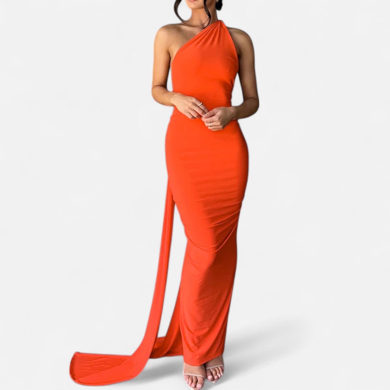 Maison Dresson | Women’s Backless Scarf-Tie Evening Dress
