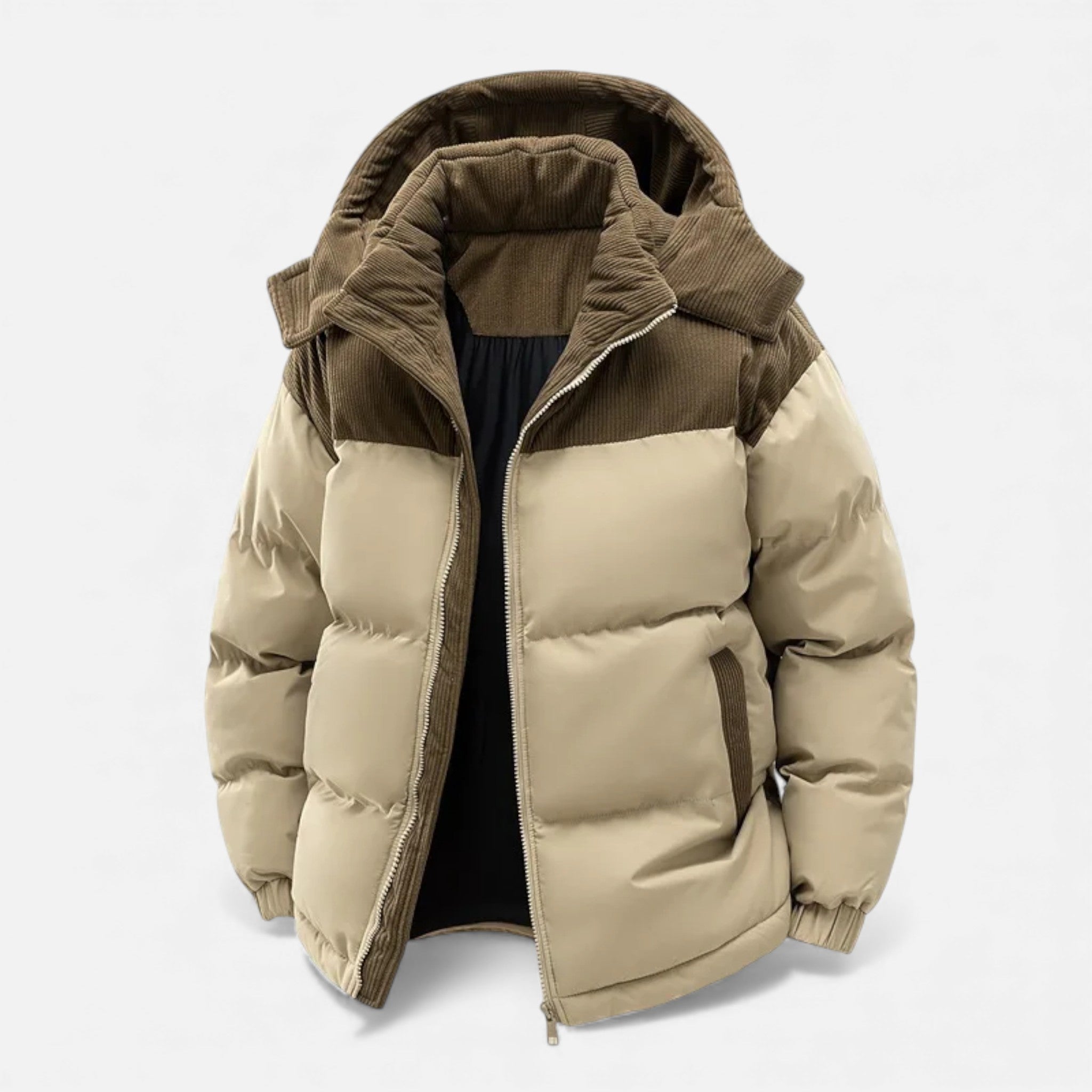 Maison Dresson| Men’s Fleece-Lined Winter Jacket with Removable Hood