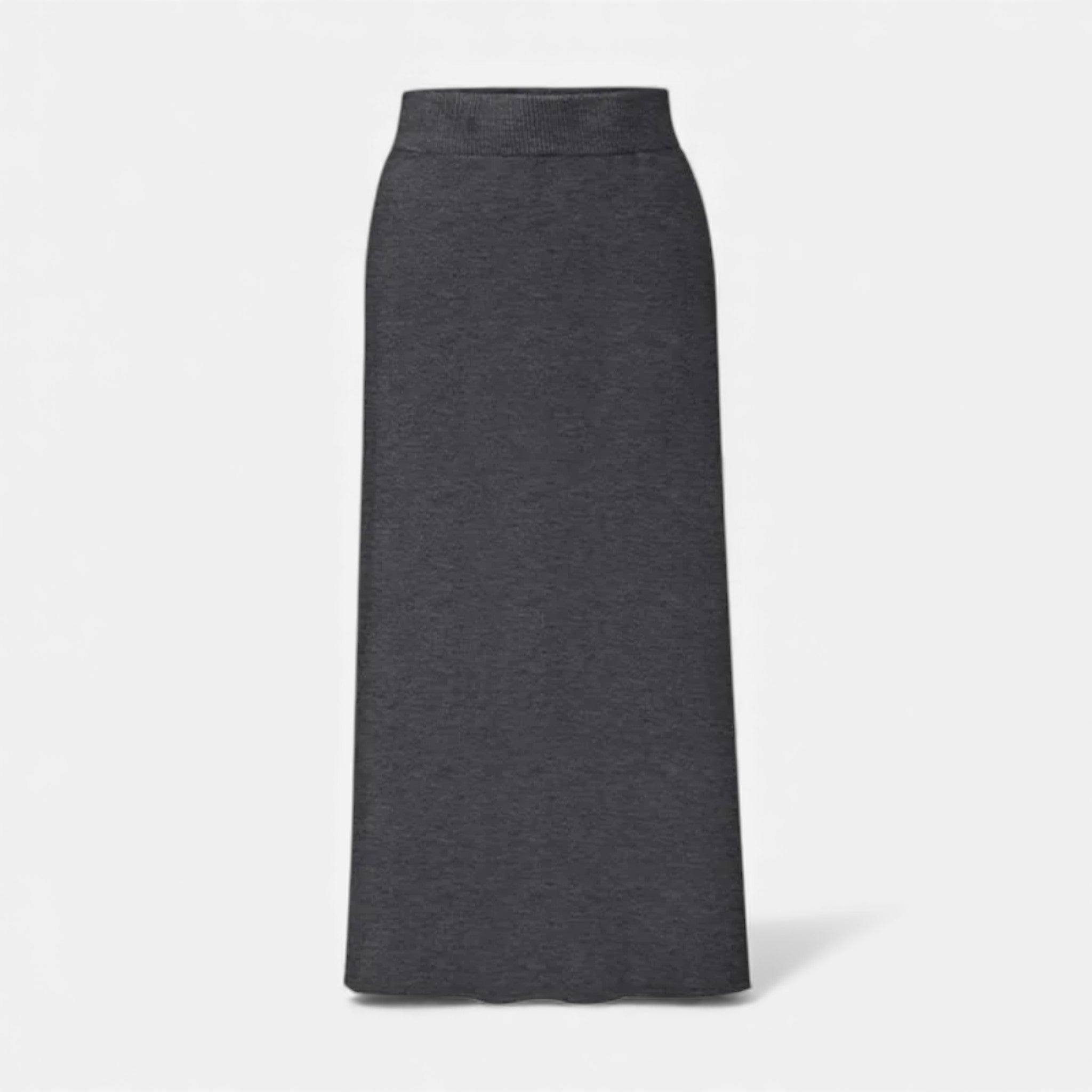 Maison Dresson | Women’s Wool A-Line Split Midi Skirt
