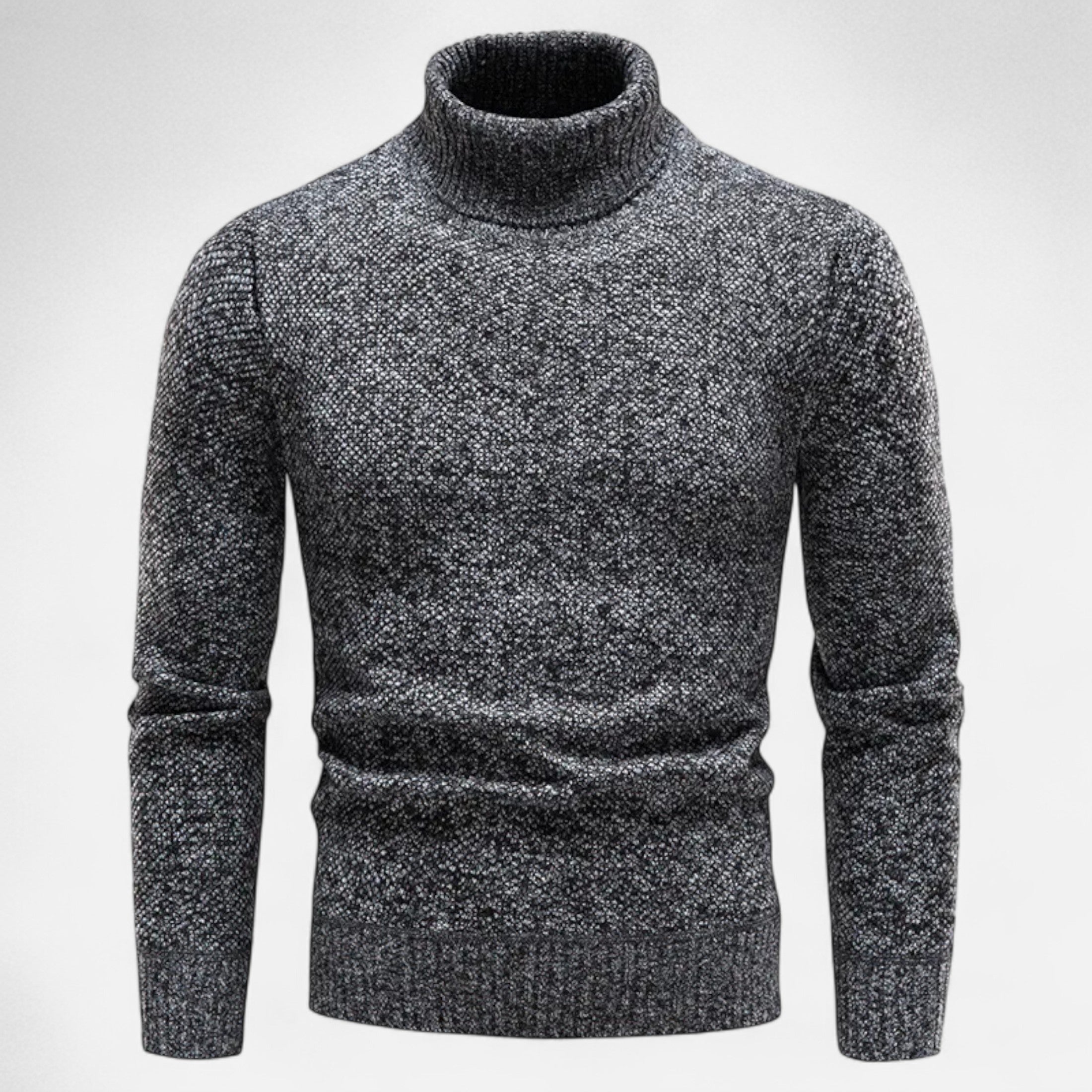 Maison Dresson | Men’s Knitted Turtleneck Sweater – Thick Winter Warmth