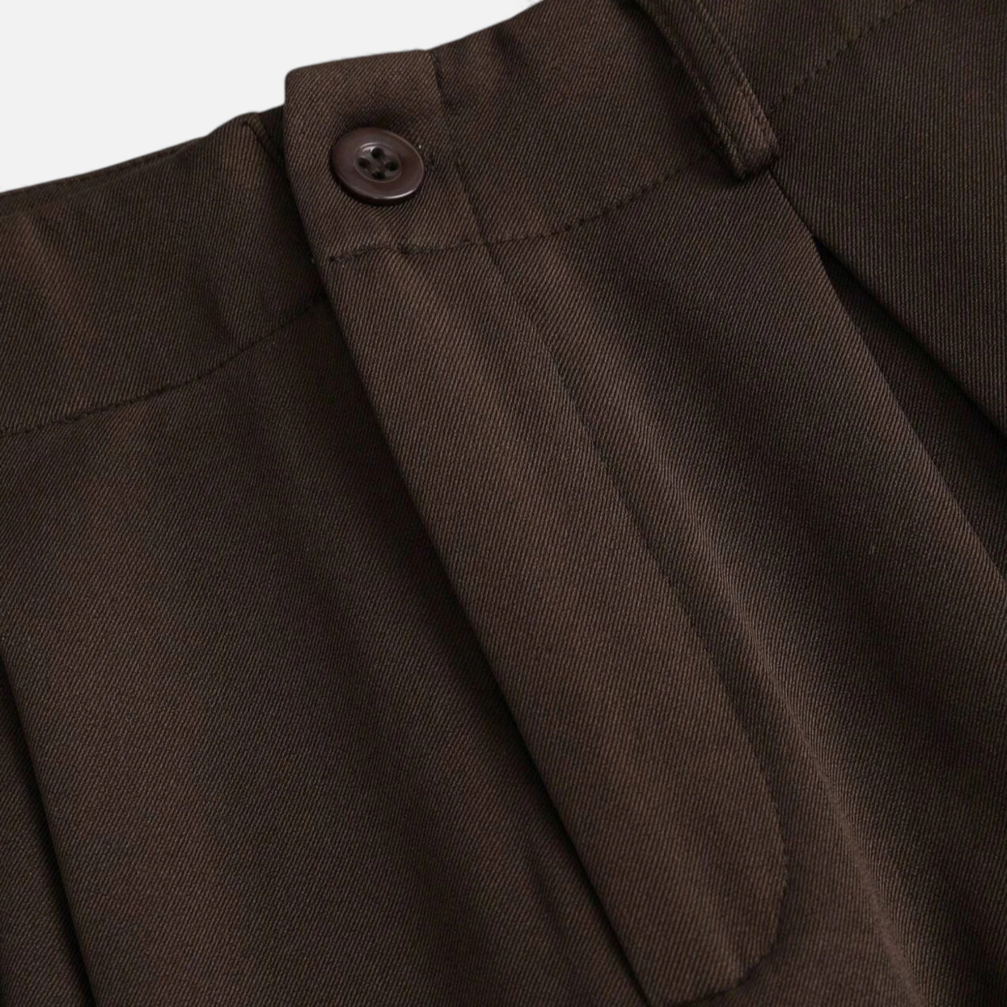 Maison Dresson | Women’s Jacquard Pleated Wide-Leg Trousers