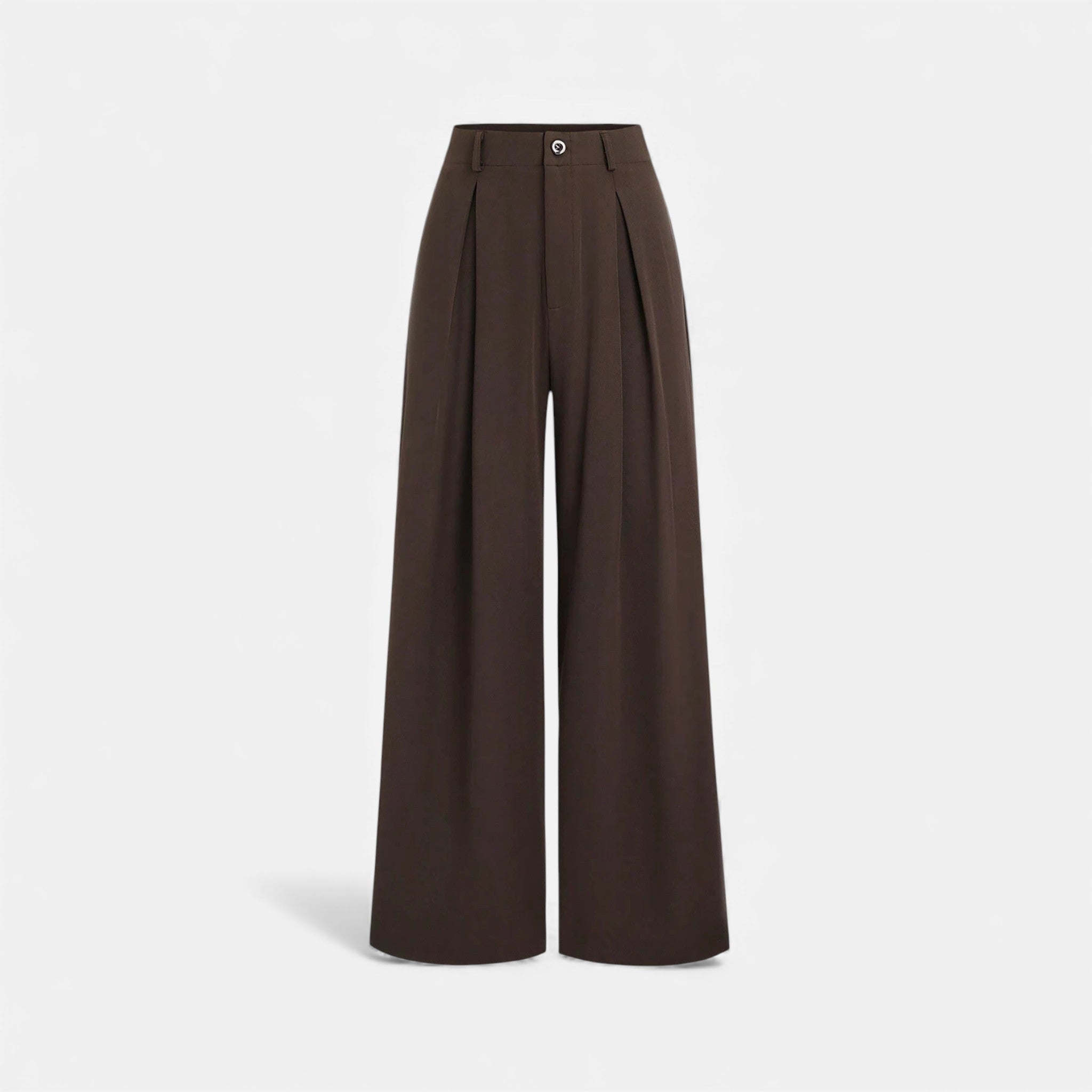 Maison Dresson | Women’s Jacquard Pleated Wide-Leg Trousers