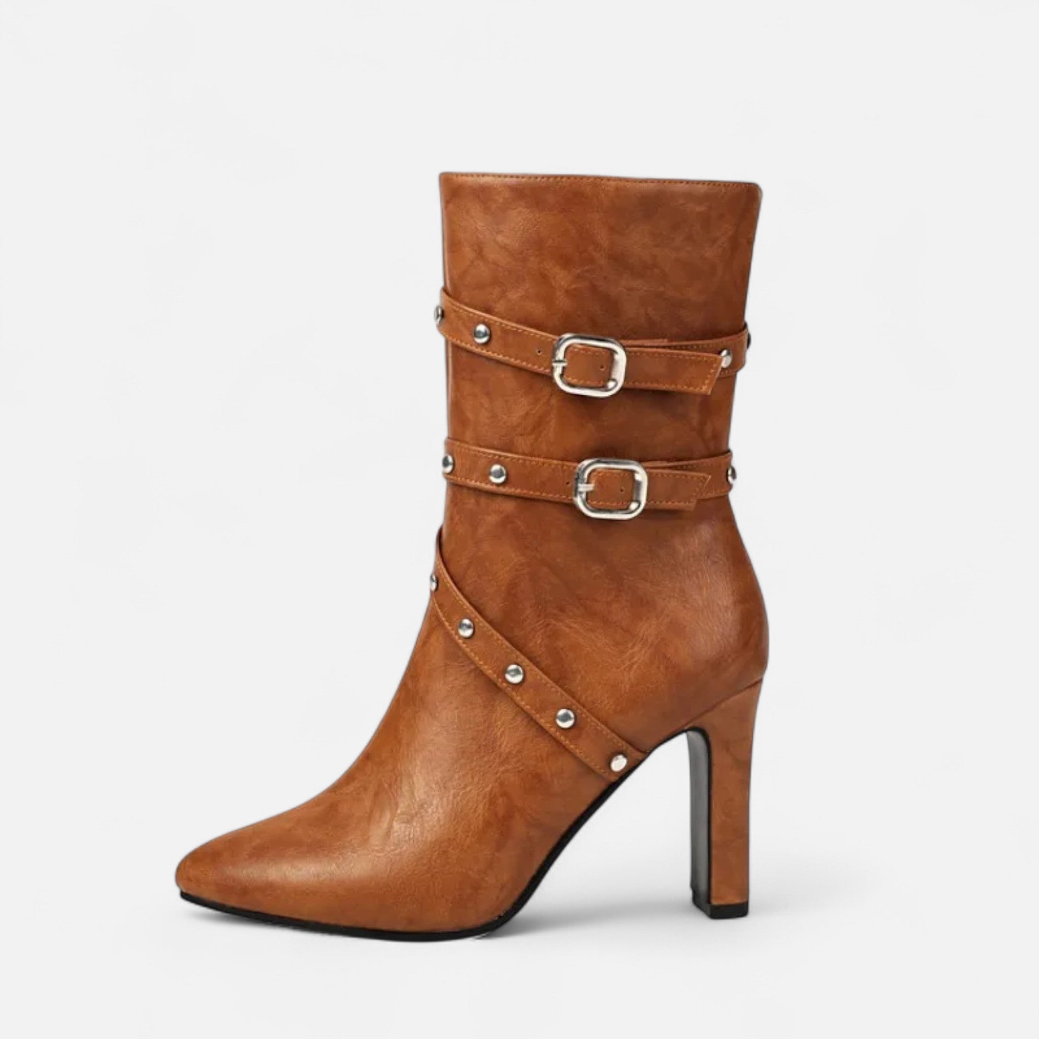 Maison Dresson | Women’s Leather Ankle Boots – Winter Luxe Pointed Toe