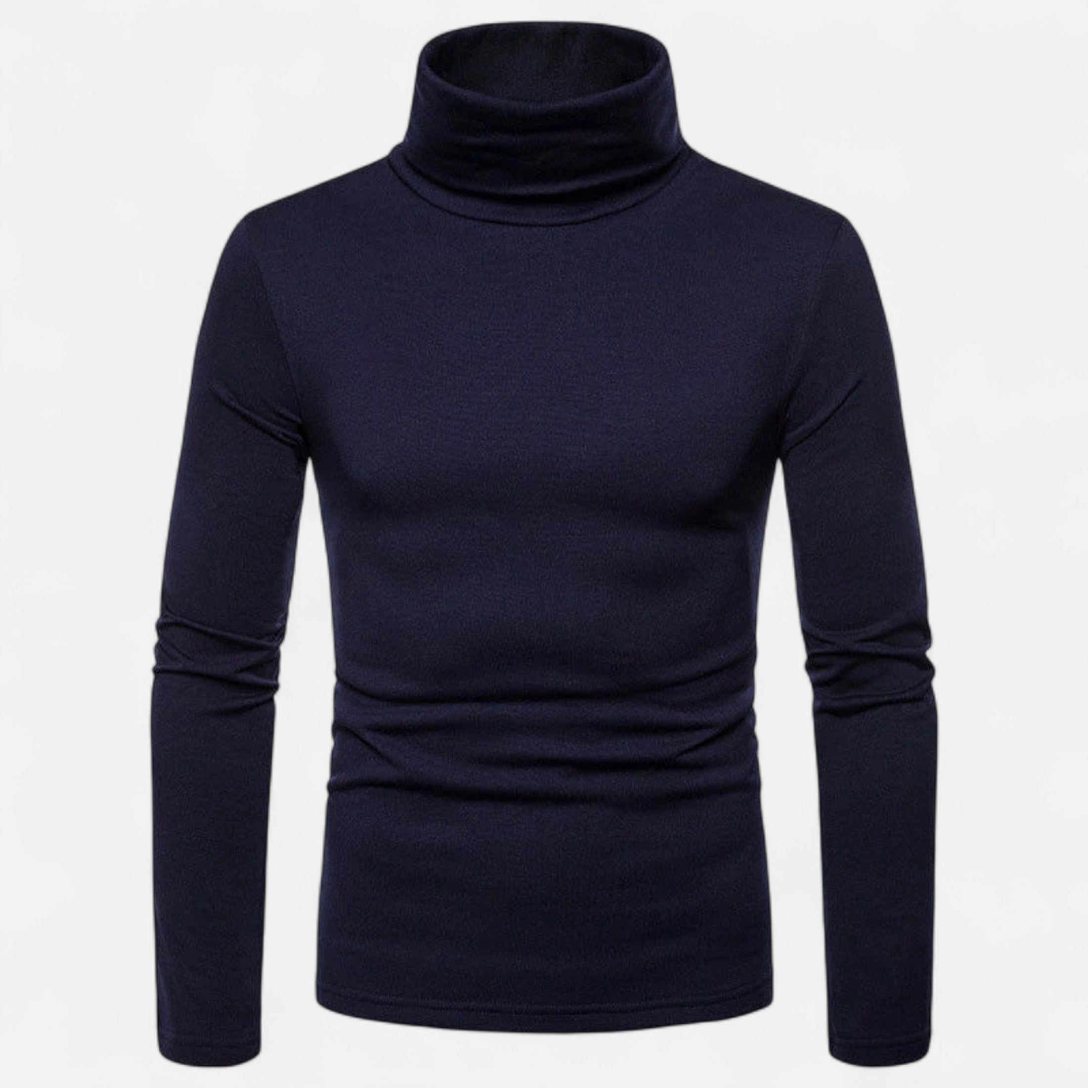Maison Dresson | Men’s Slim Fit Turtleneck Sweater – Autumn Winter Stretch