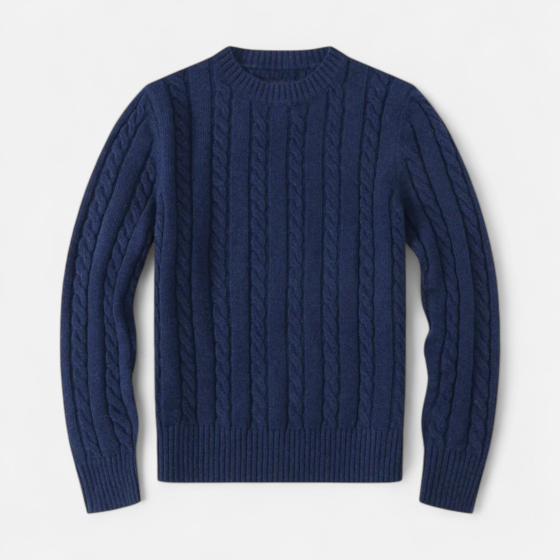 Maison Dresson | Men’s Cotton Blend Sweater – Timeless Round Neck Style