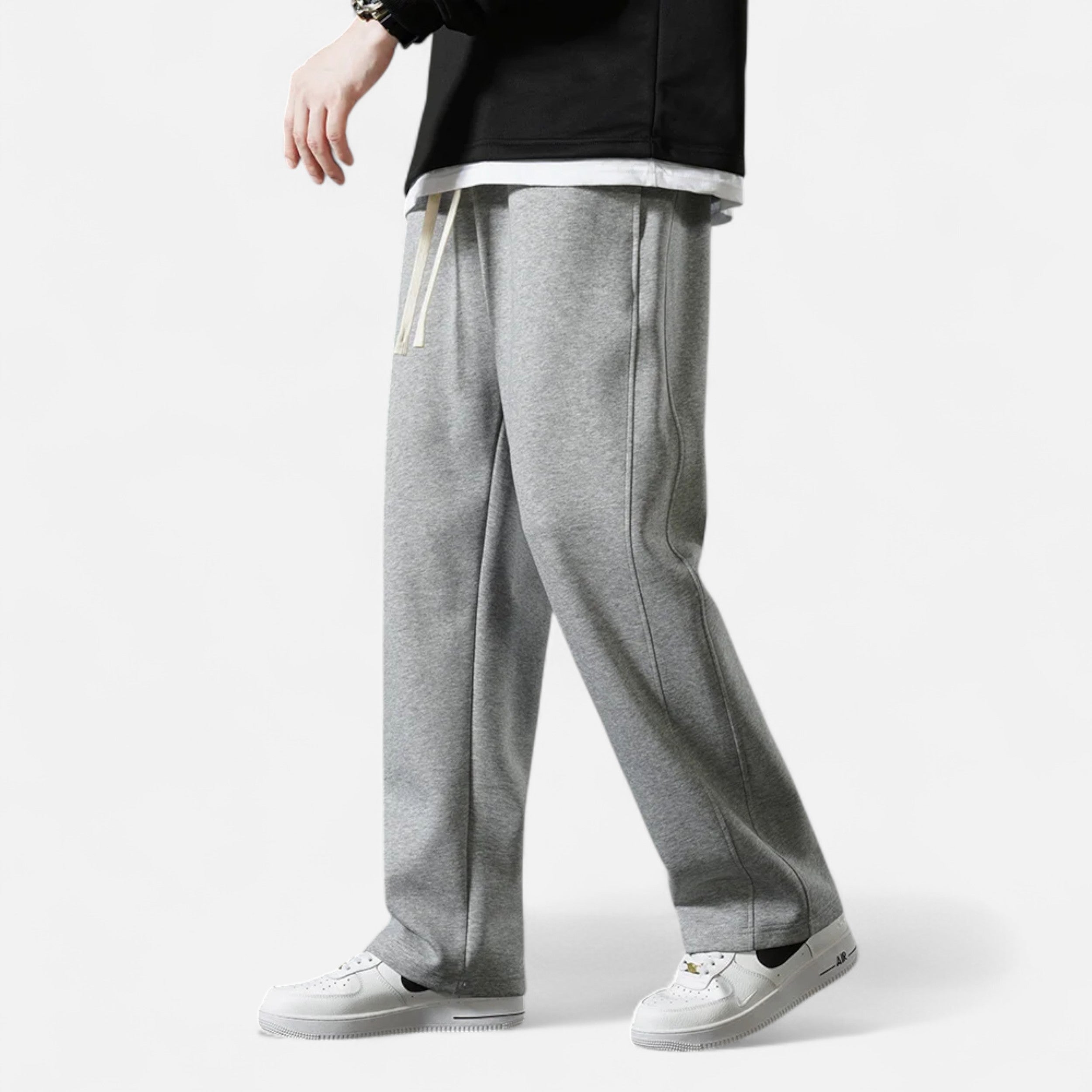 Maison Dresson | Men’s Wide-Leg Cotton Jogger Pants