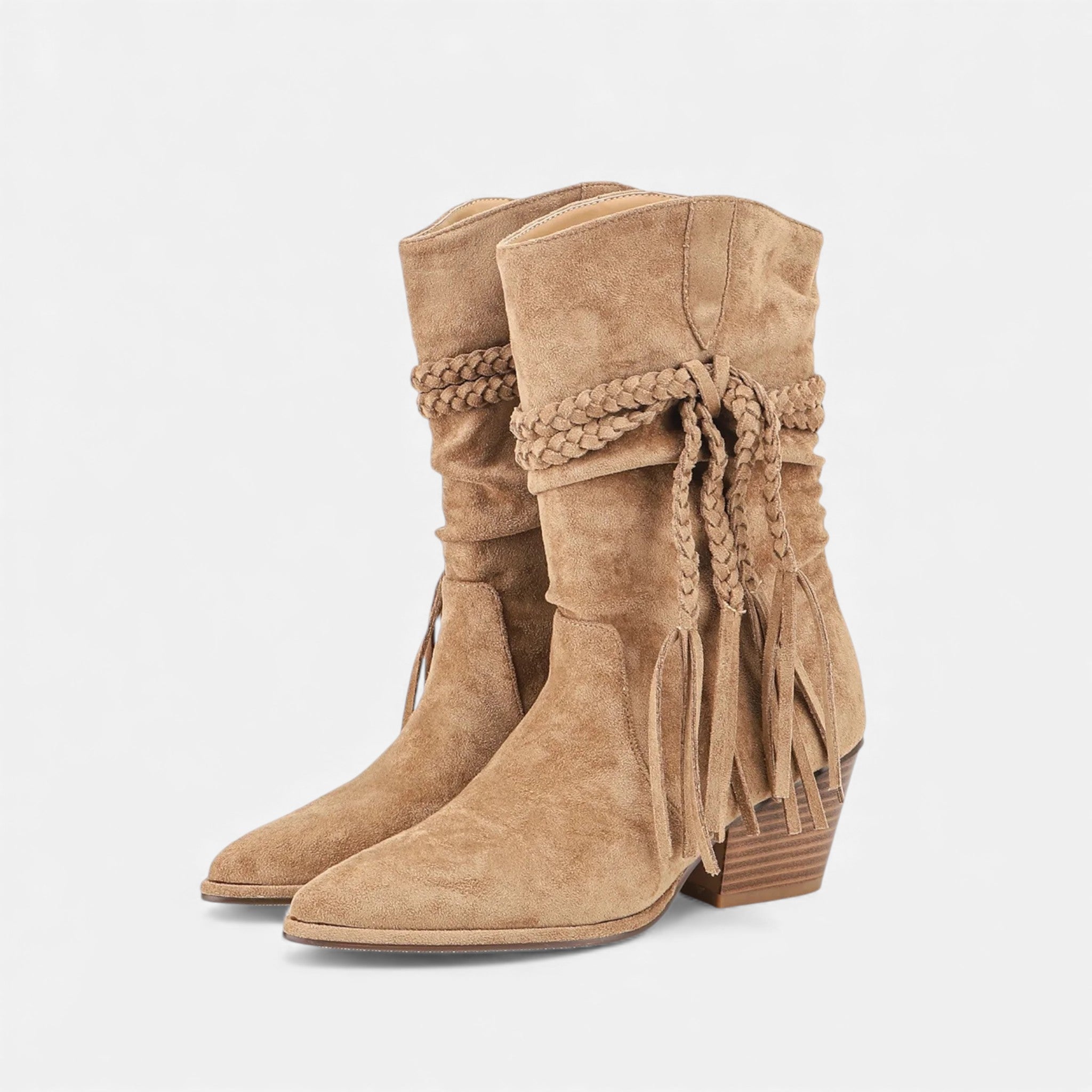 Maison Dresson | Women’s Retro Desert Boots with Chunky Heel