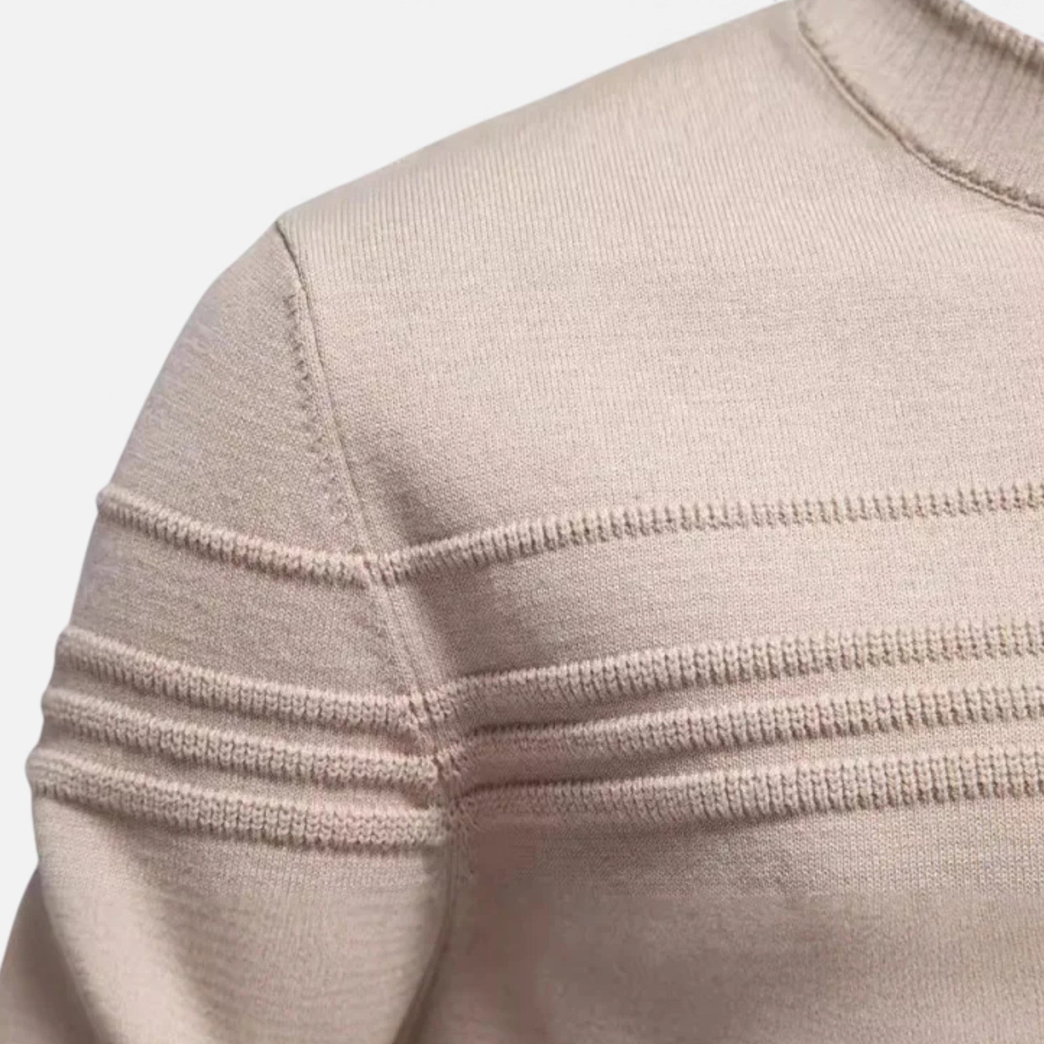 Maison Dresson | Men’s Slim Fit Structured Knit Sweater