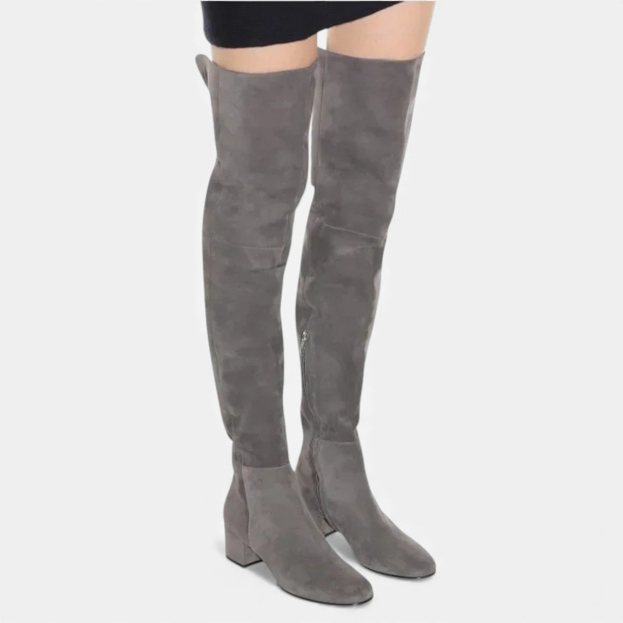 Maison Dresson | Women’s Over-The-Knee Synthetic Suede Winter Boots