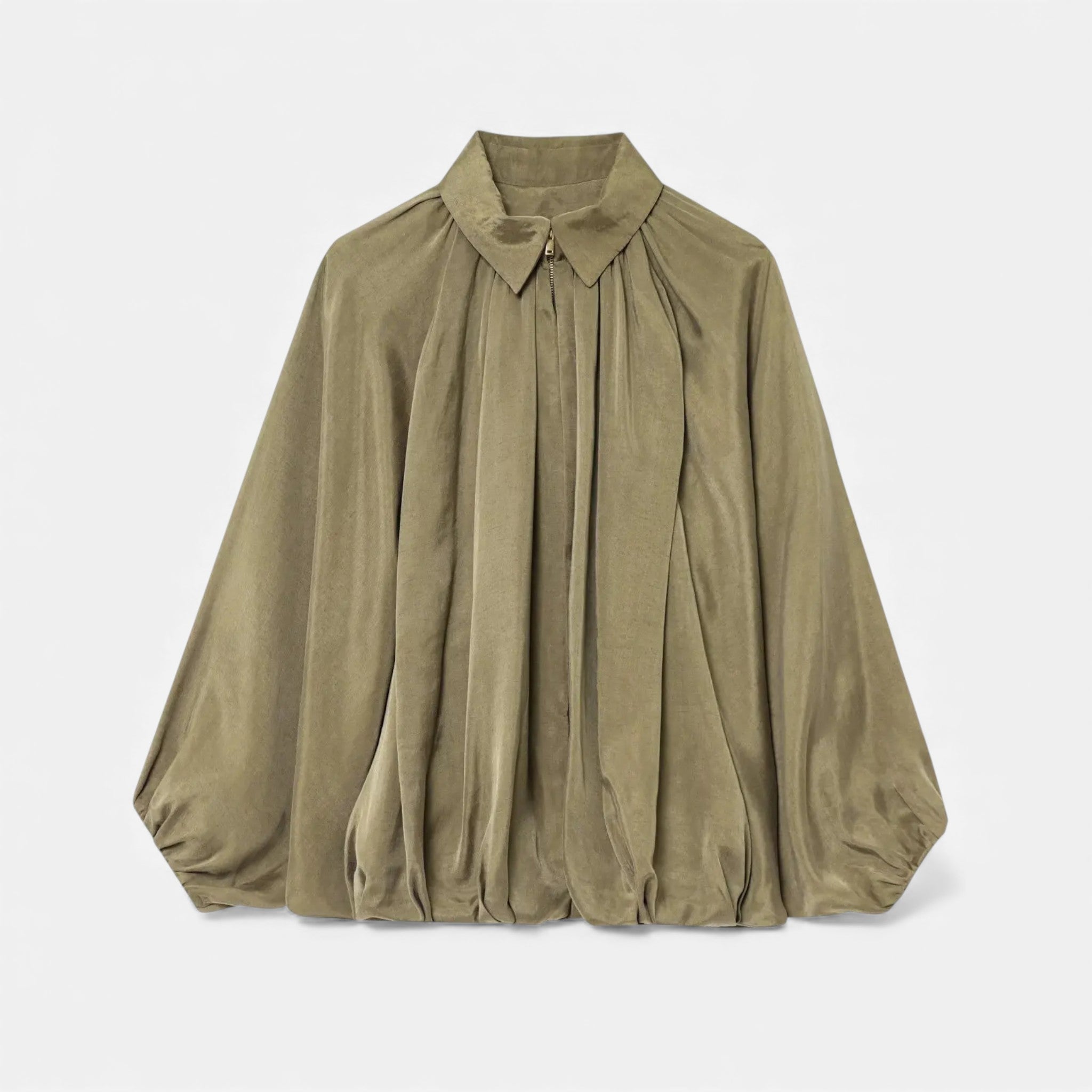 Maison Dresson | Women’s Pleated Lapel Blouse