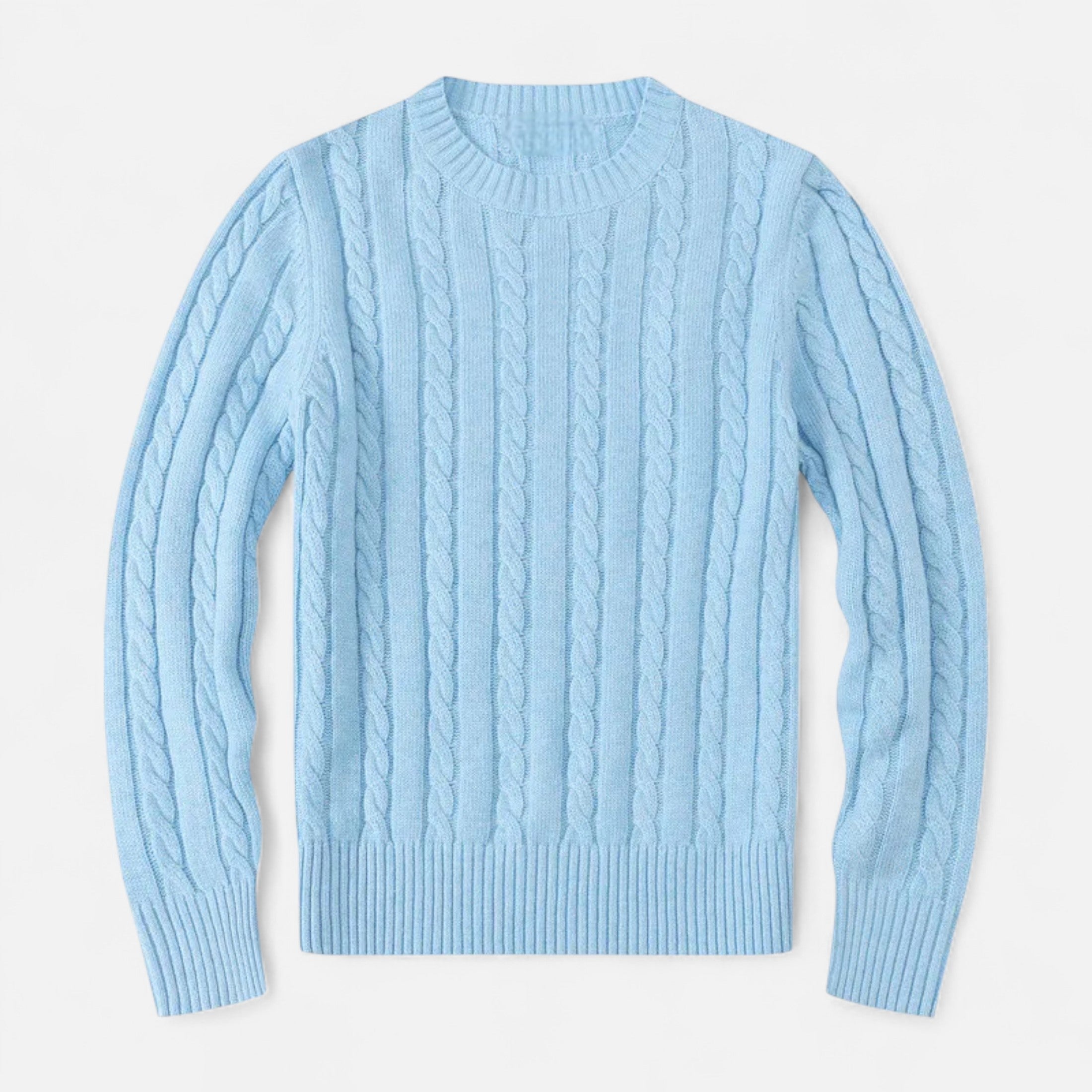 Maison Dresson | Men’s Cotton Blend Sweater – Timeless Round Neck Style