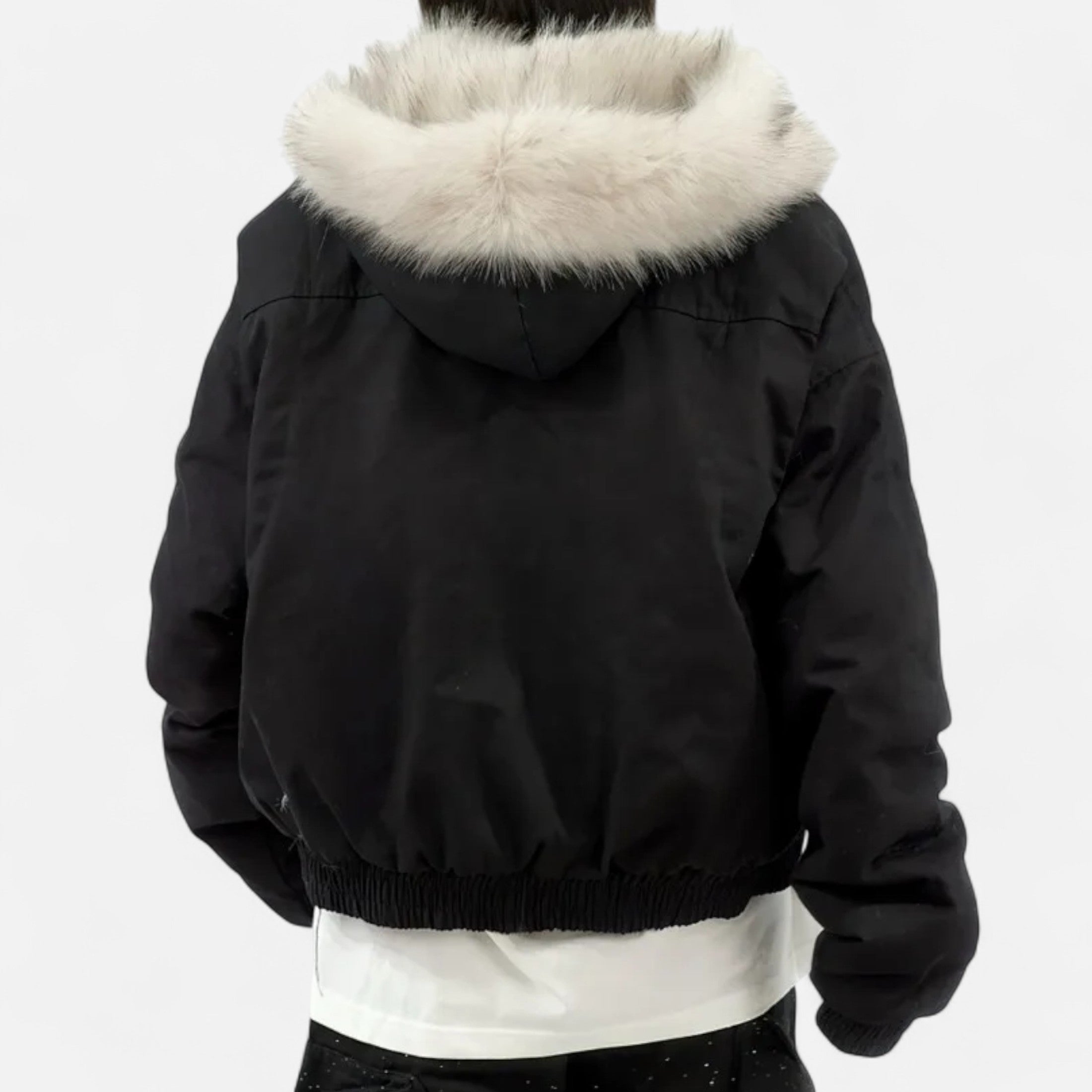 Maison Dresson | Women’s Winter Hooded Coat – Fur Collar Vintage Style