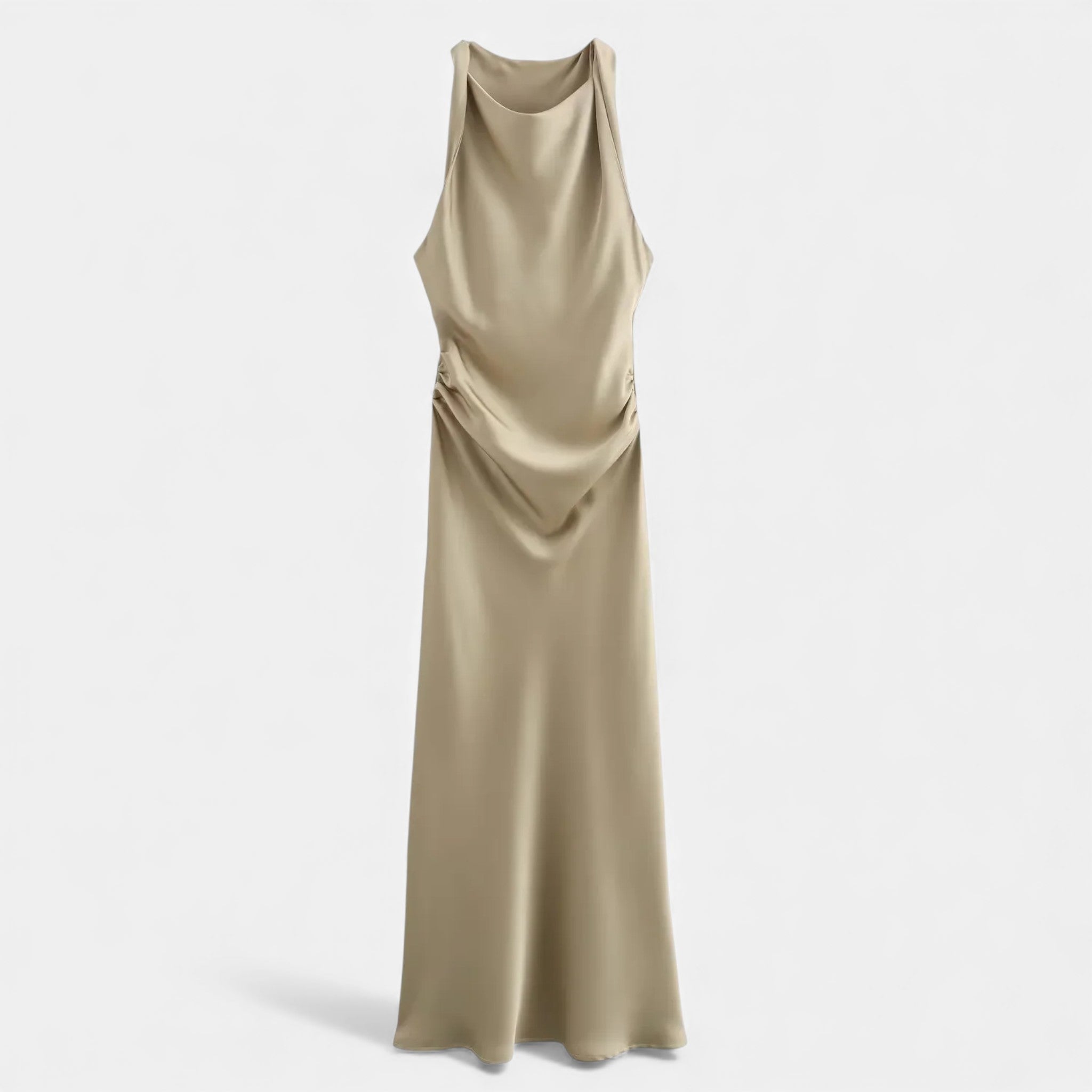 Maison Dresson | Women’s Satin Slip Midi Dress