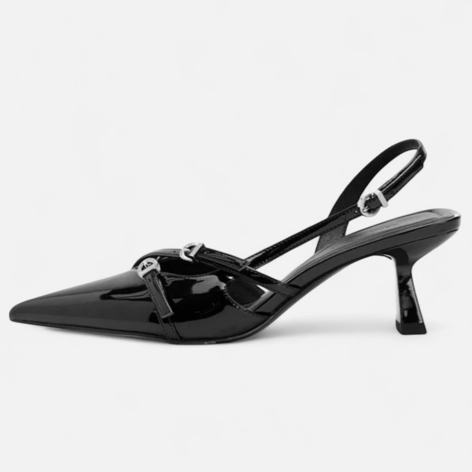 Maison Dresson | Women’s High Heel Gladiator Sandals – Pointed Toe, Slip-On Silhouette, Sculpted Simplicity
