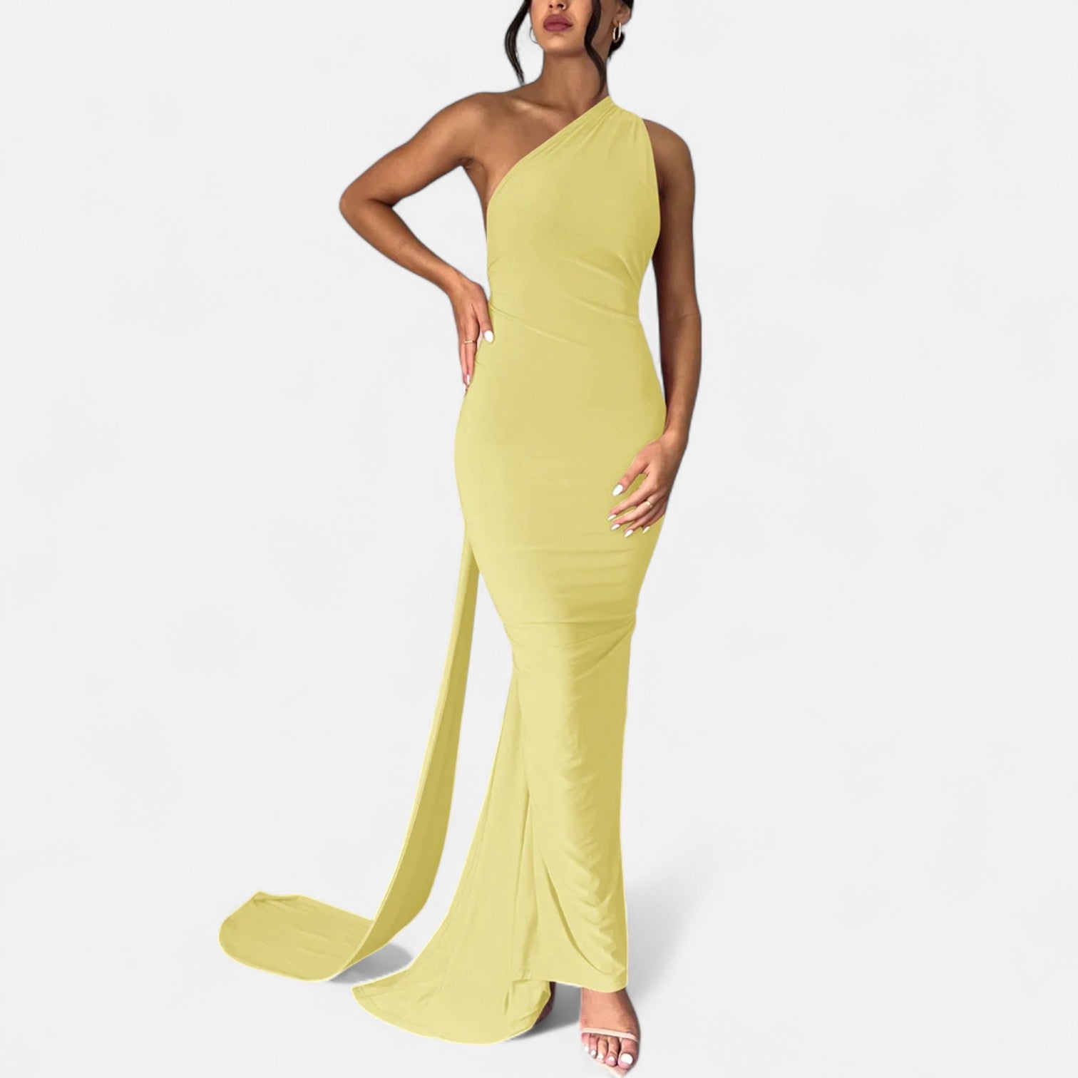 Maison Dresson | Women’s Backless Scarf-Tie Evening Dress