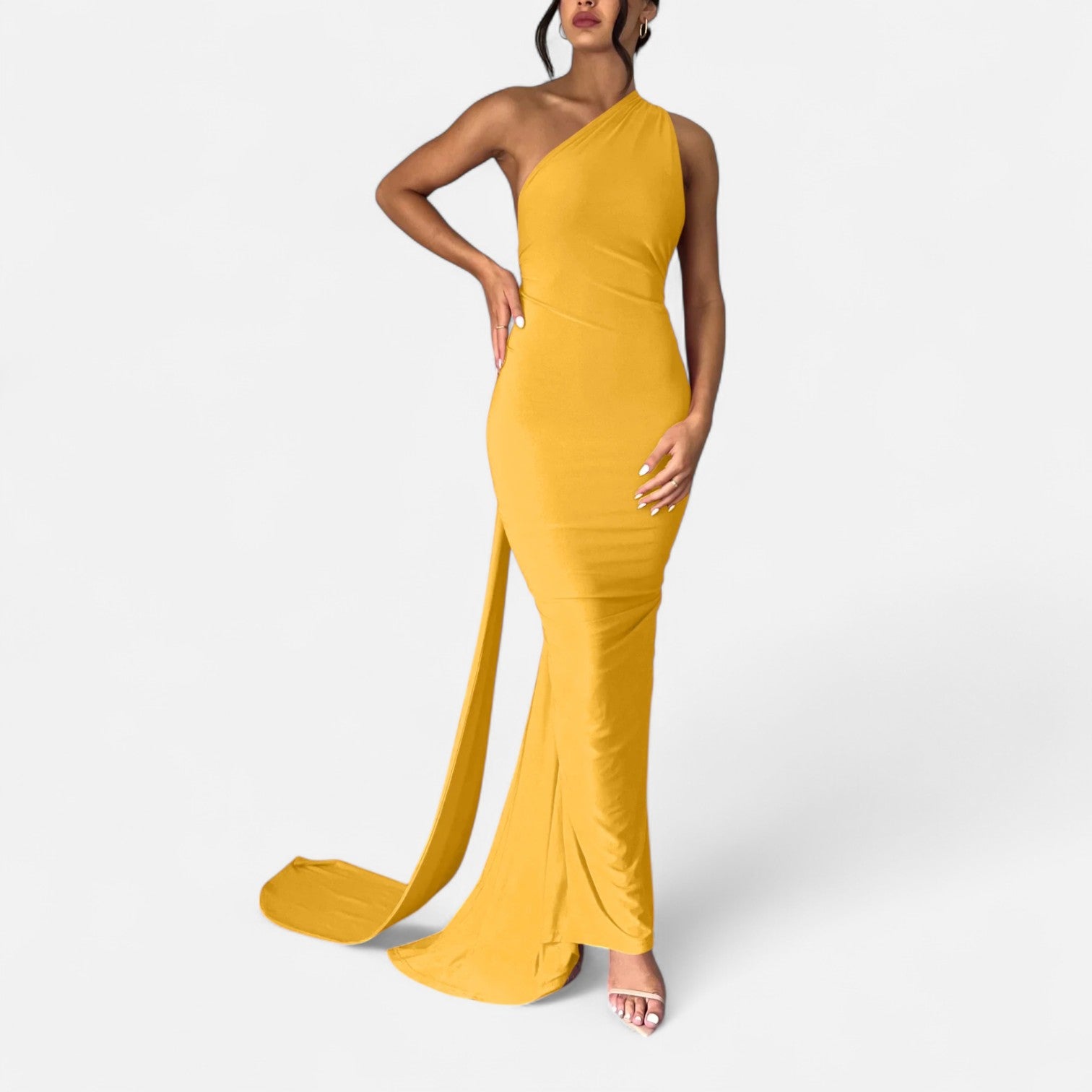 Maison Dresson | Women’s Backless Scarf-Tie Evening Dress