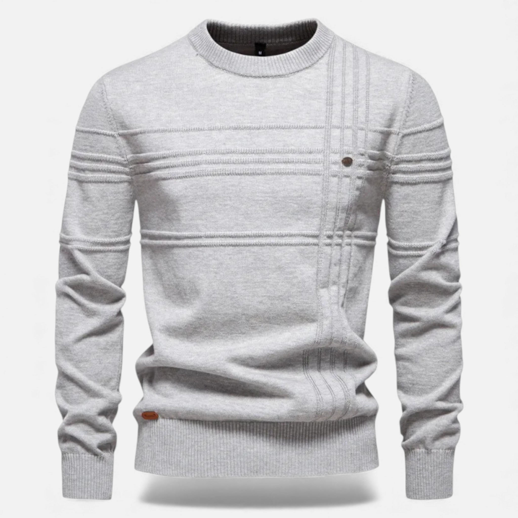 Maison Dresson | Men’s Slim Fit Structured Knit Sweater