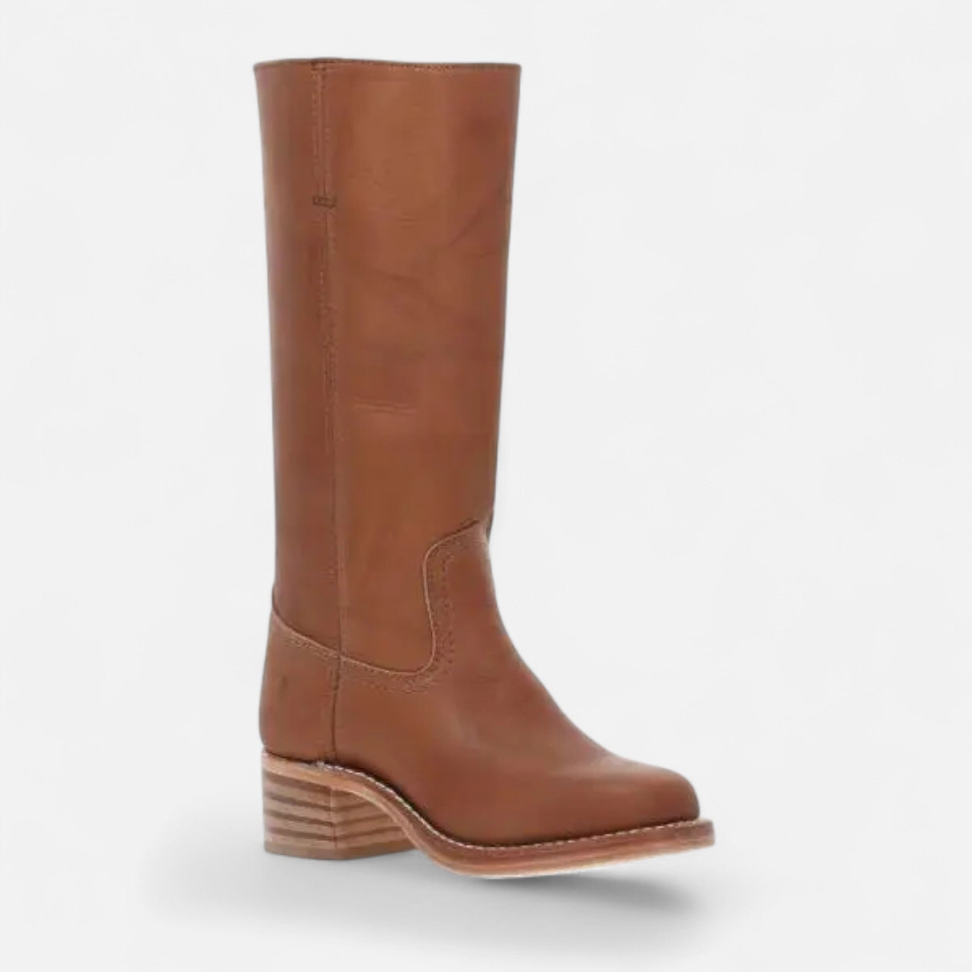 Maison Dresson | Women’s Glossed Equestrian Thigh-High Boots