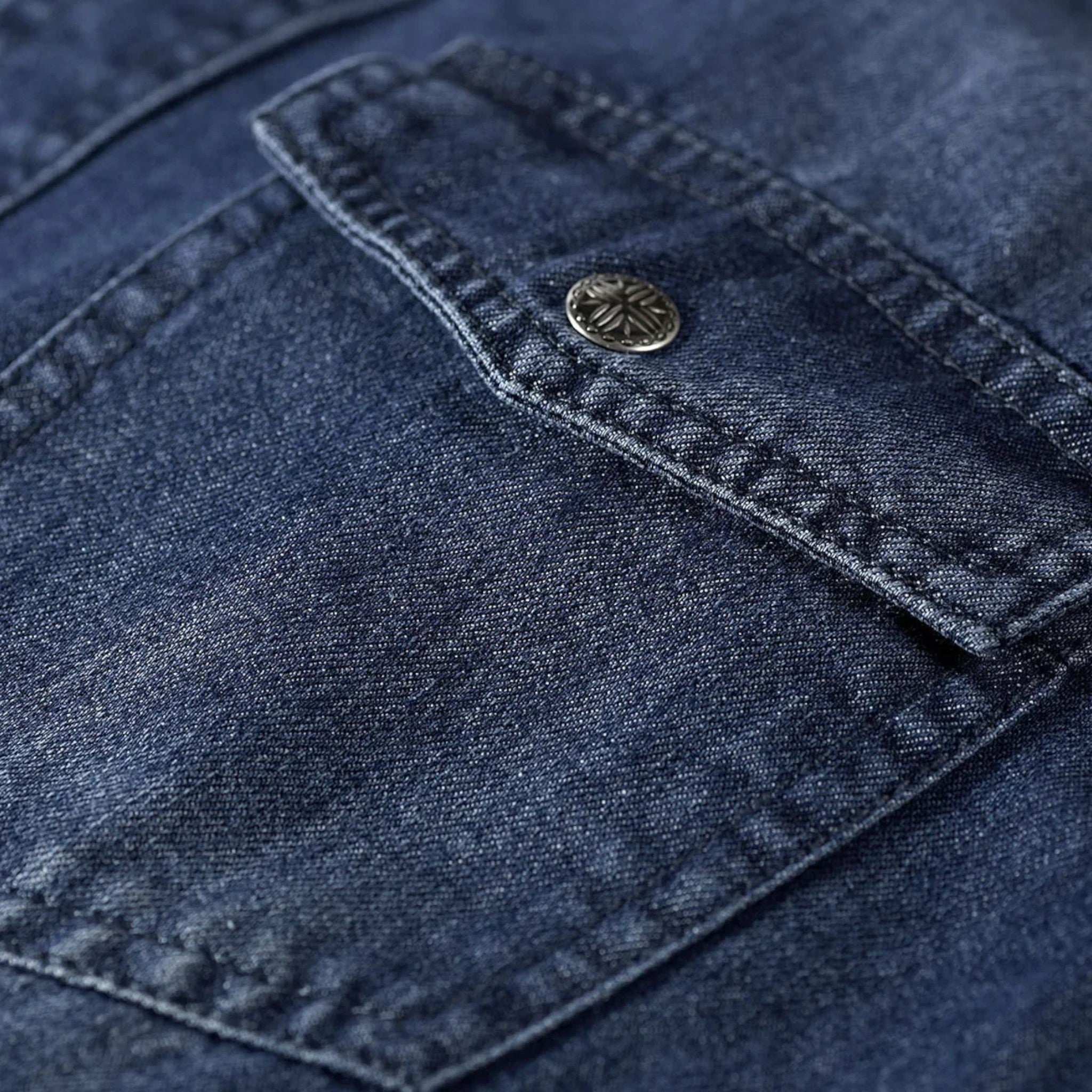 Maison Dresson | Men’s Loose-Fit Denim Shirt for Autumn/Winter