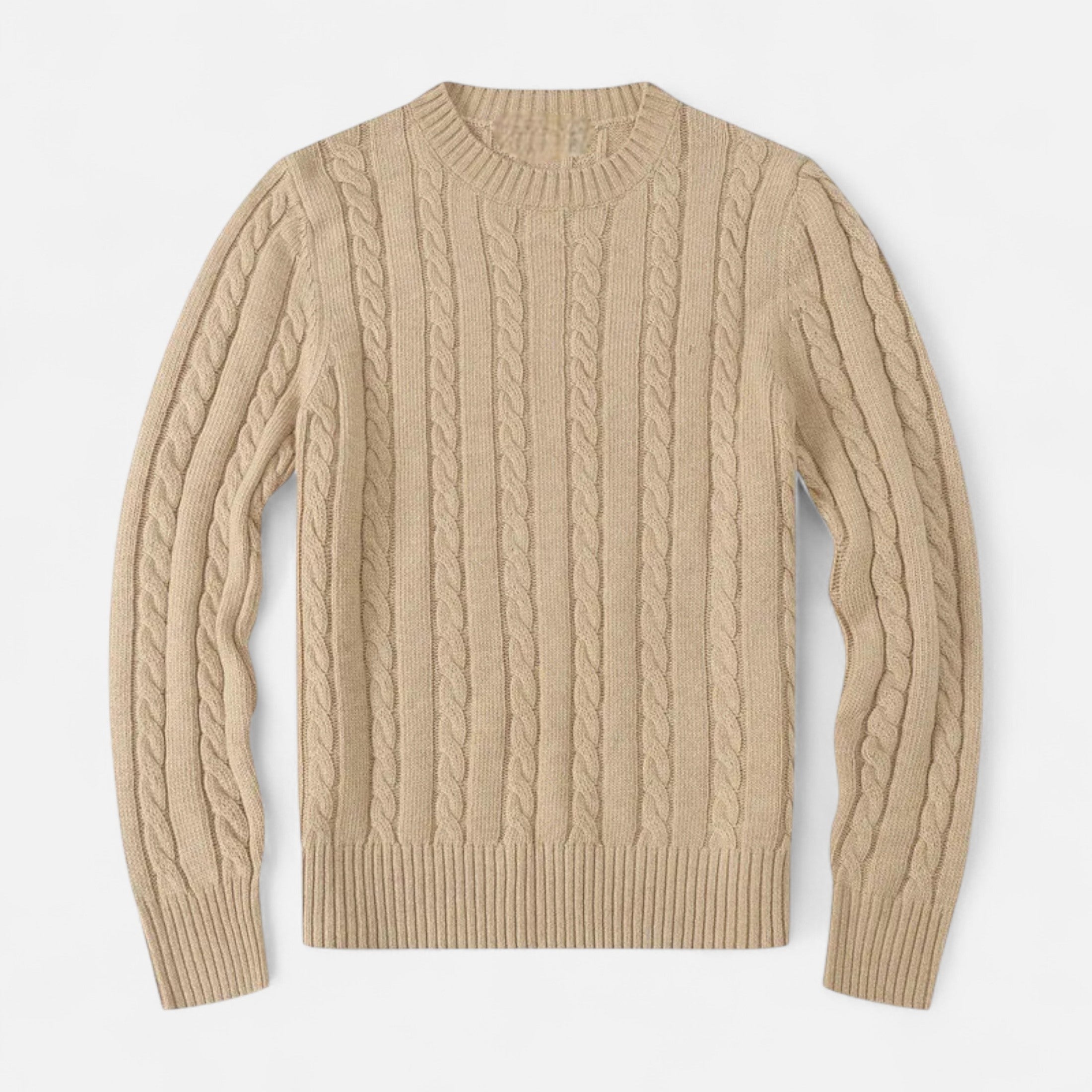 Maison Dresson | Men’s Cotton Blend Sweater – Timeless Round Neck Style