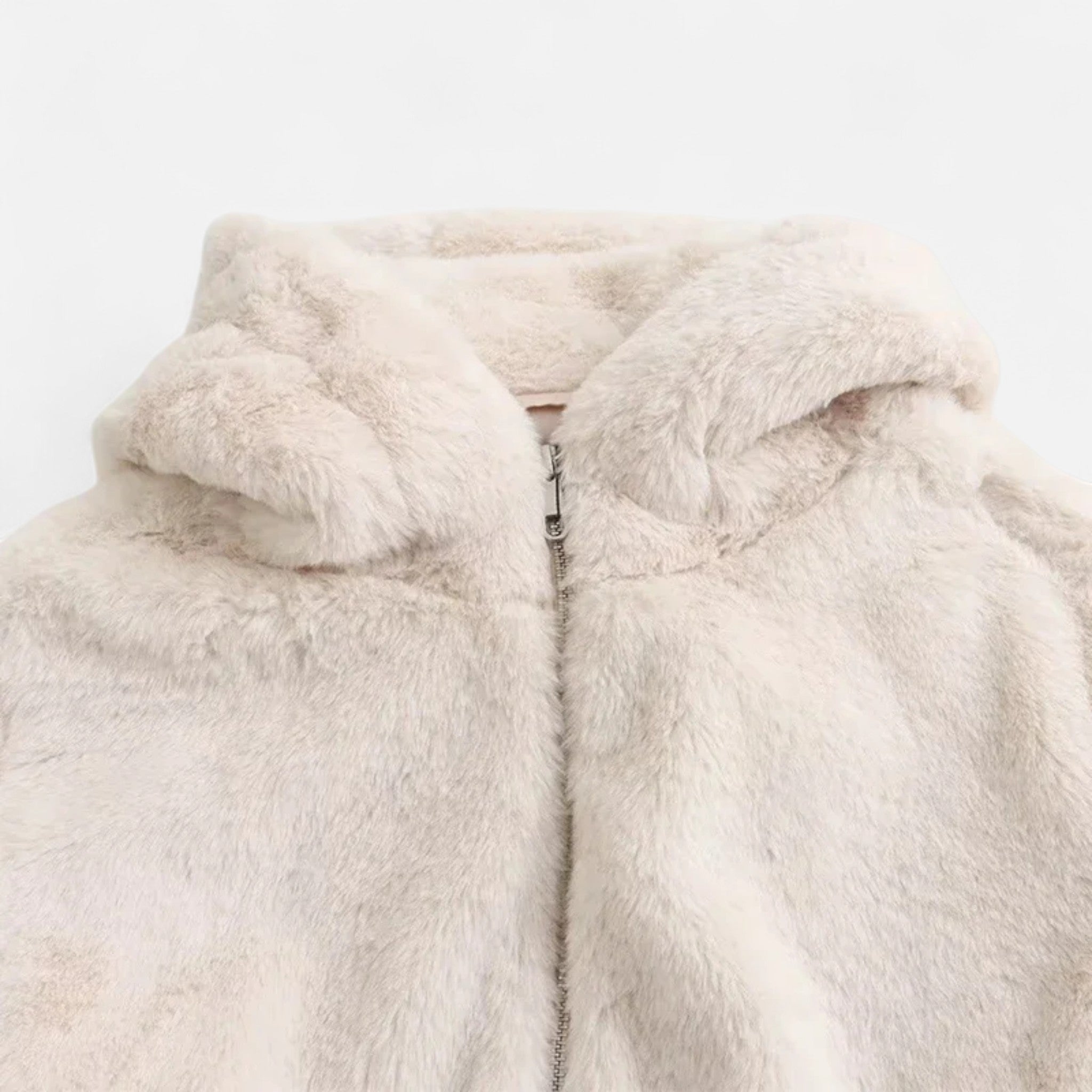 Maison Dresson | Women’s Hooded Faux Fur Coat – Winter Luxe Comfort