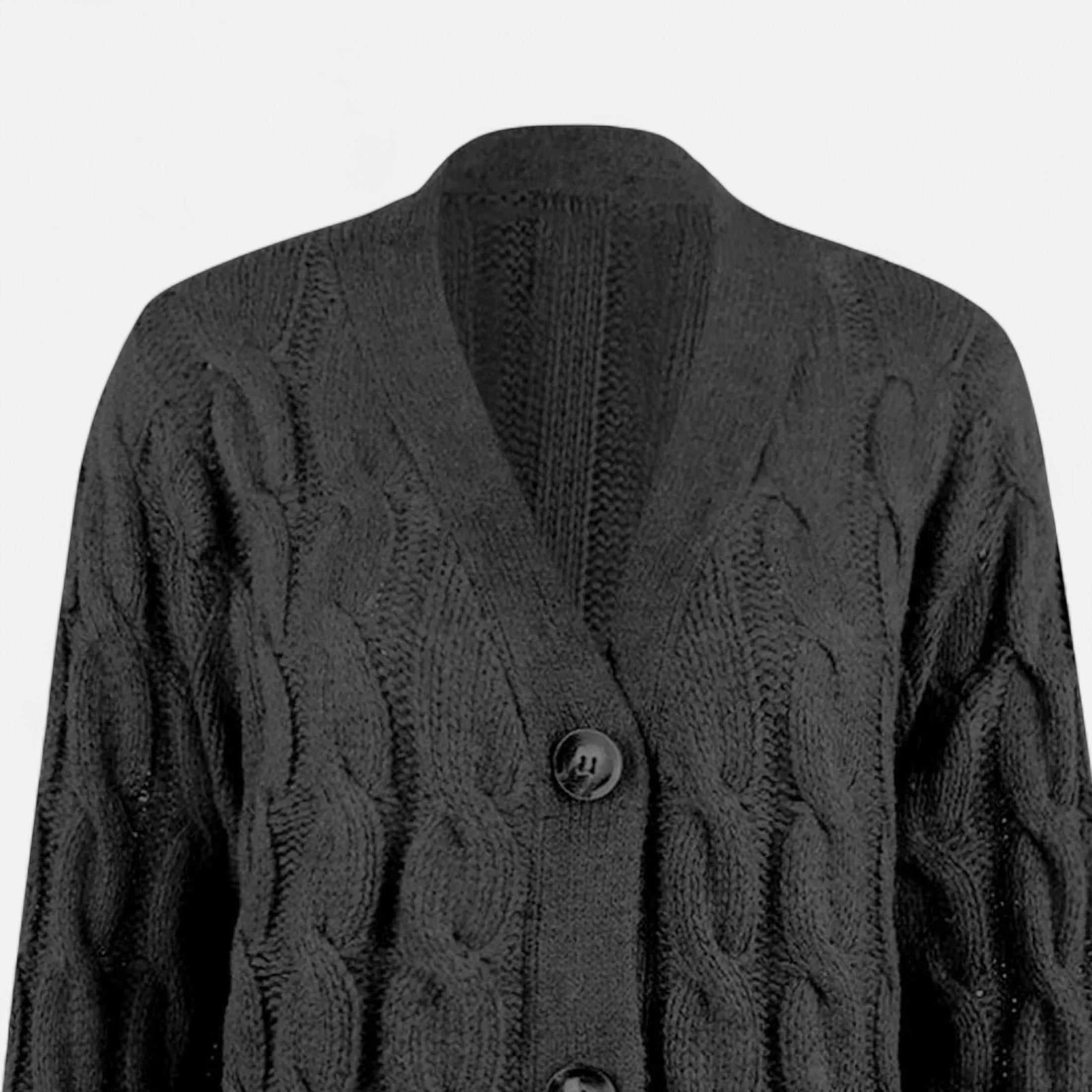 Maison Dresson | Women’s Long Knit Cardigan Vest – Autumn Elegance