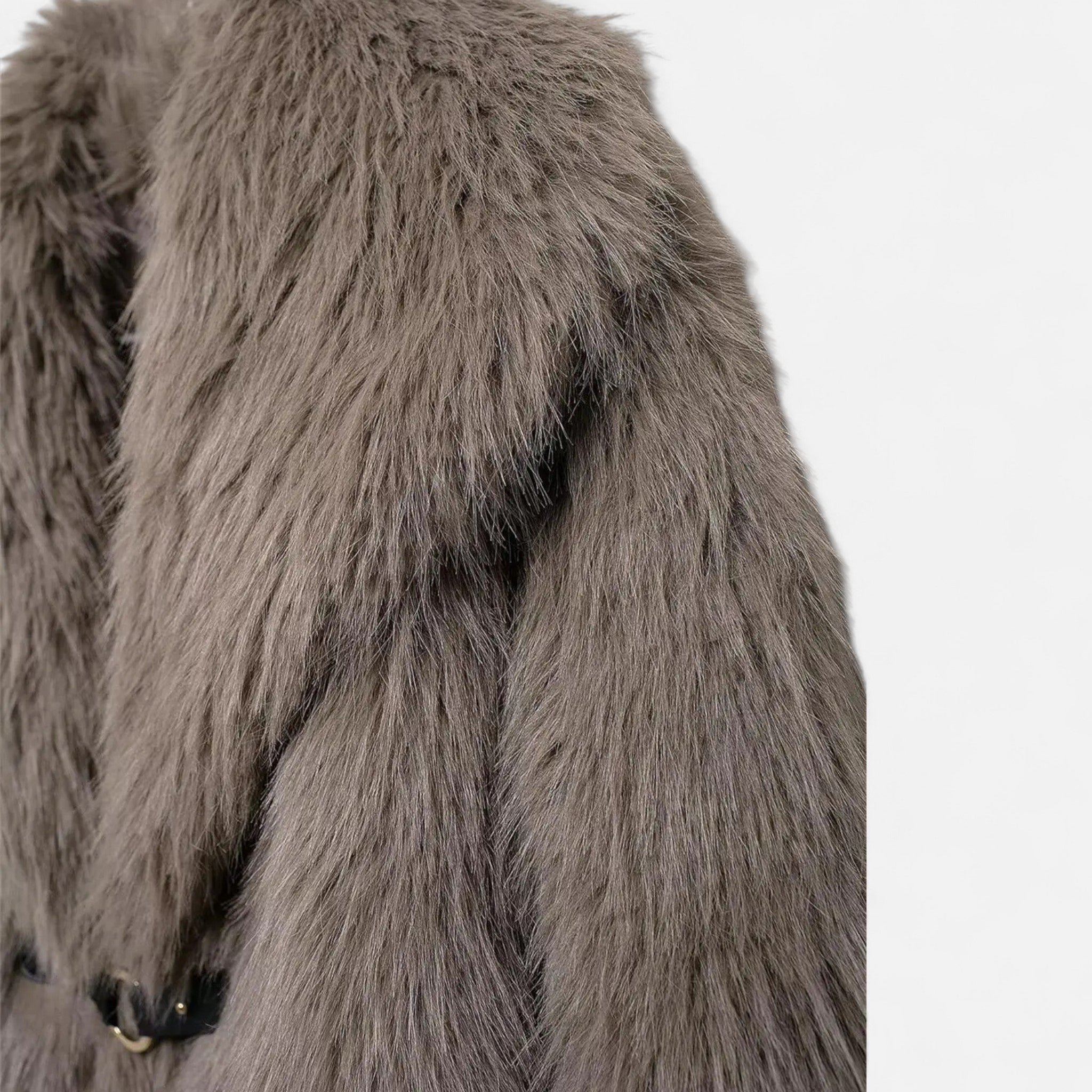 Maison Dresson | Women’s Faux Fur Coat – Winter Street Elegance