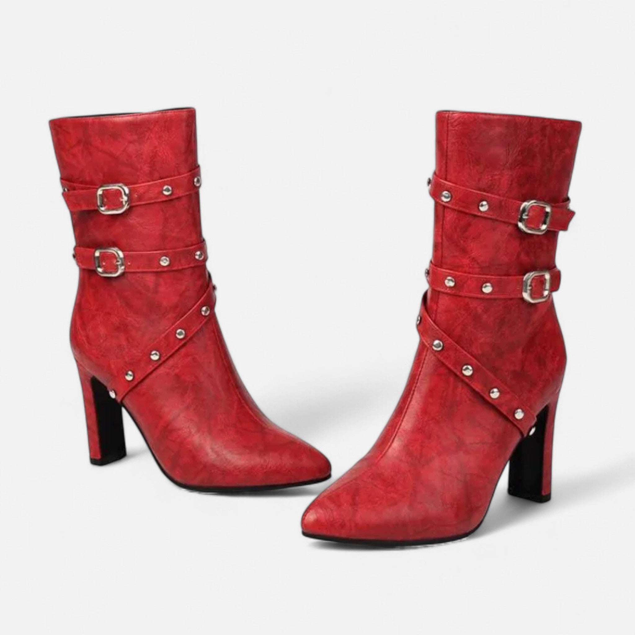 Maison Dresson | Women’s Leather Ankle Boots – Winter Luxe Pointed Toe