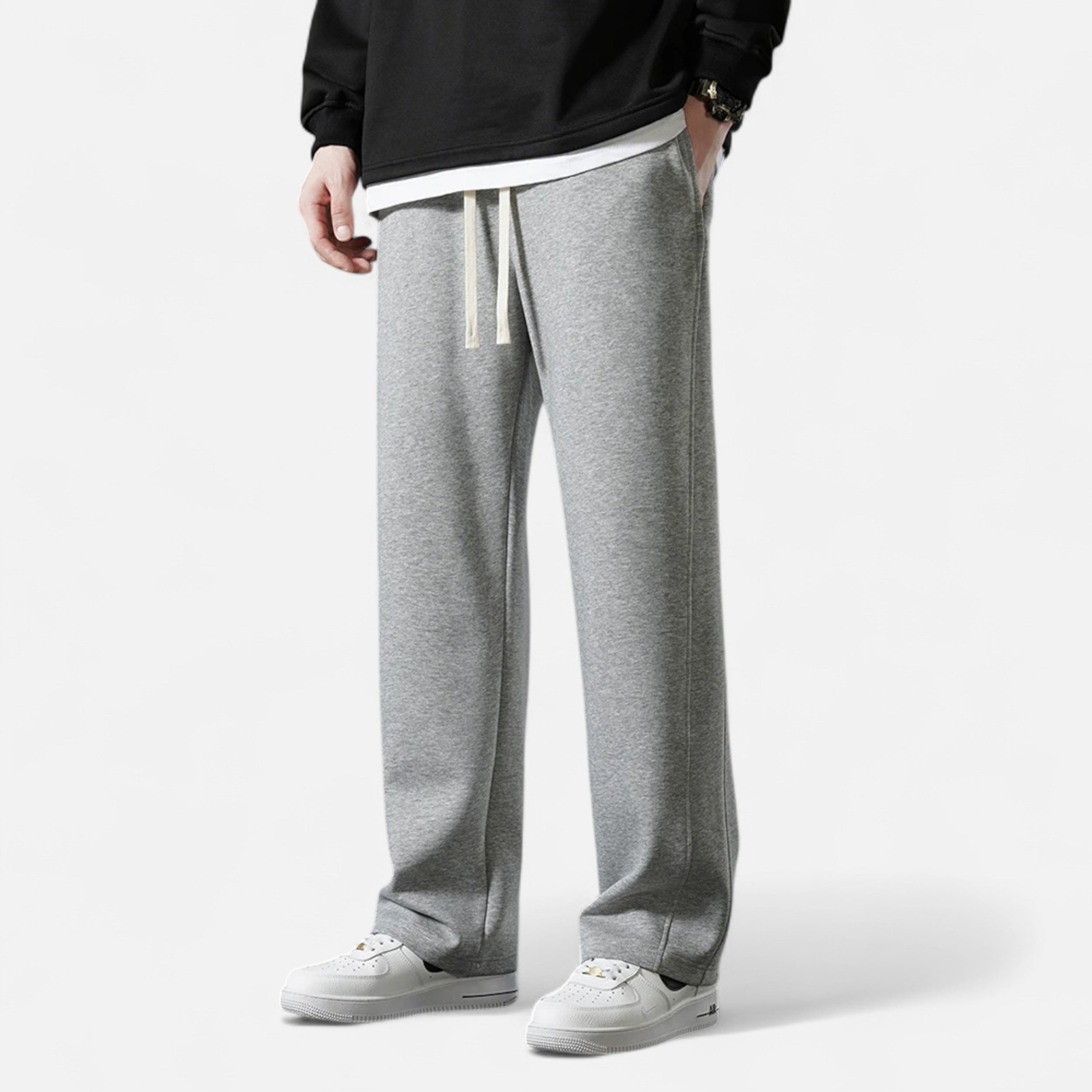 Maison Dresson | Men’s Wide-Leg Cotton Jogger Pants