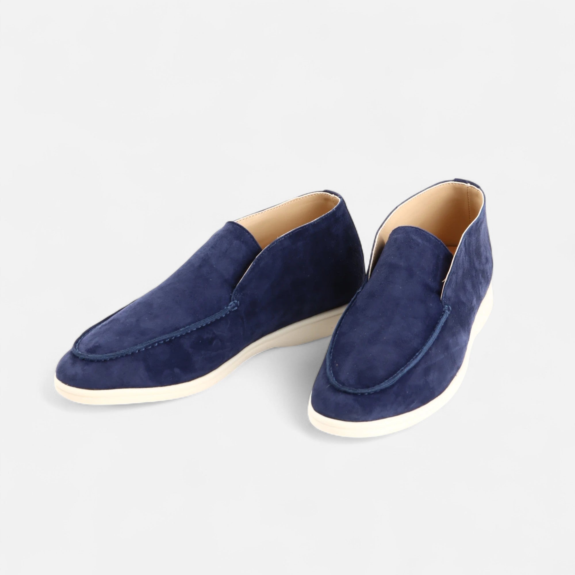 Maison Dresson | Men’s Suede Mule Loafers in Heritage Camel