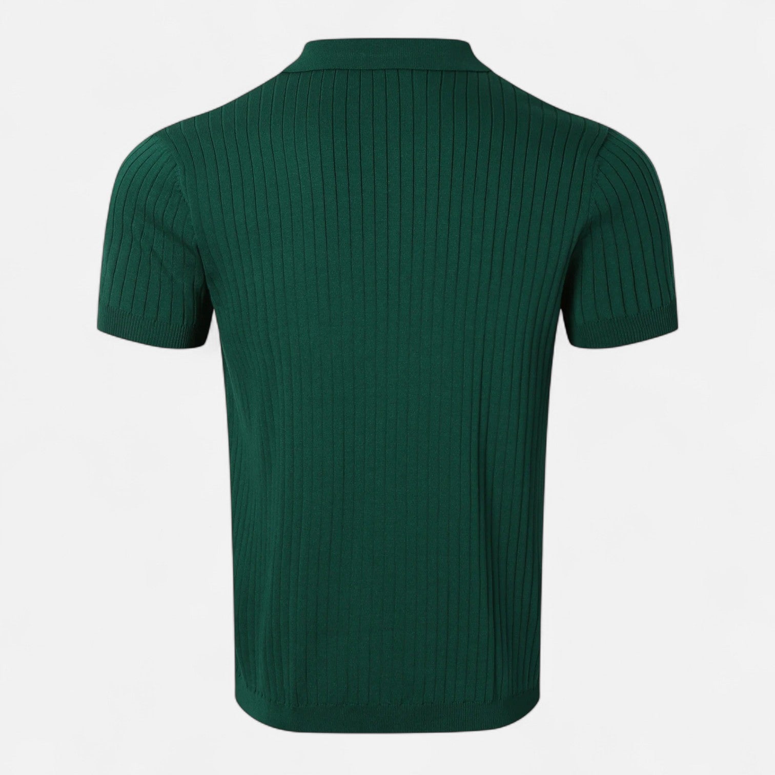Maison Dresson | Men’s Retro Knitted Short‑Sleeve Striped Polo – Heritage Texture, Casual Refinement
