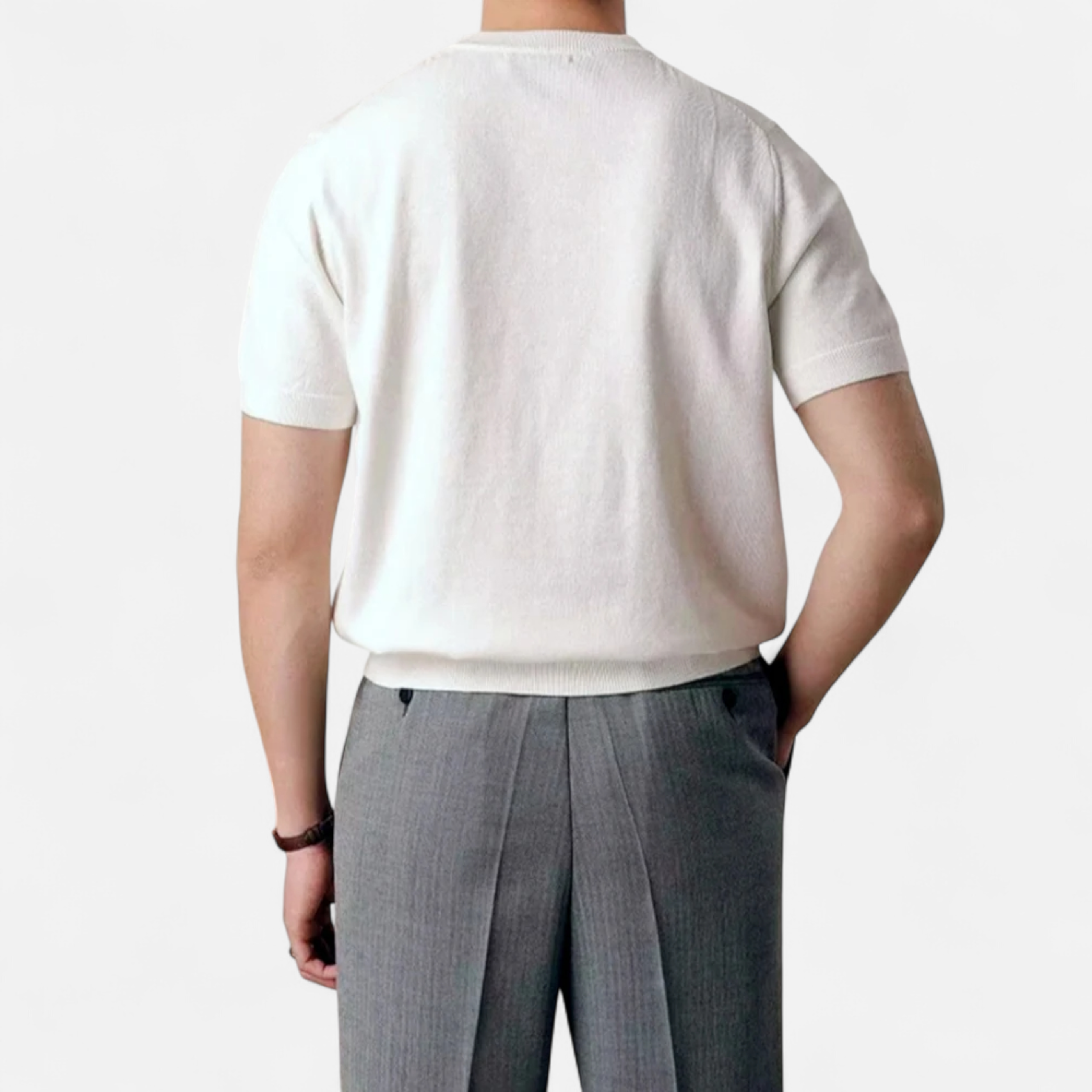 Maison Dresson | Men’s Slim-Fit Knitted T-Shirt