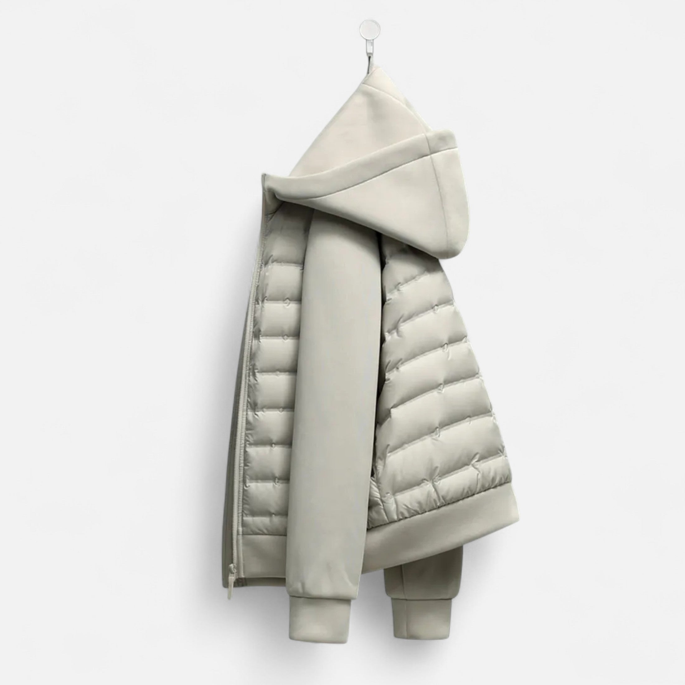 Maison Dresson | Men’s Hooded Down Jacket – Spliced Quilted Style