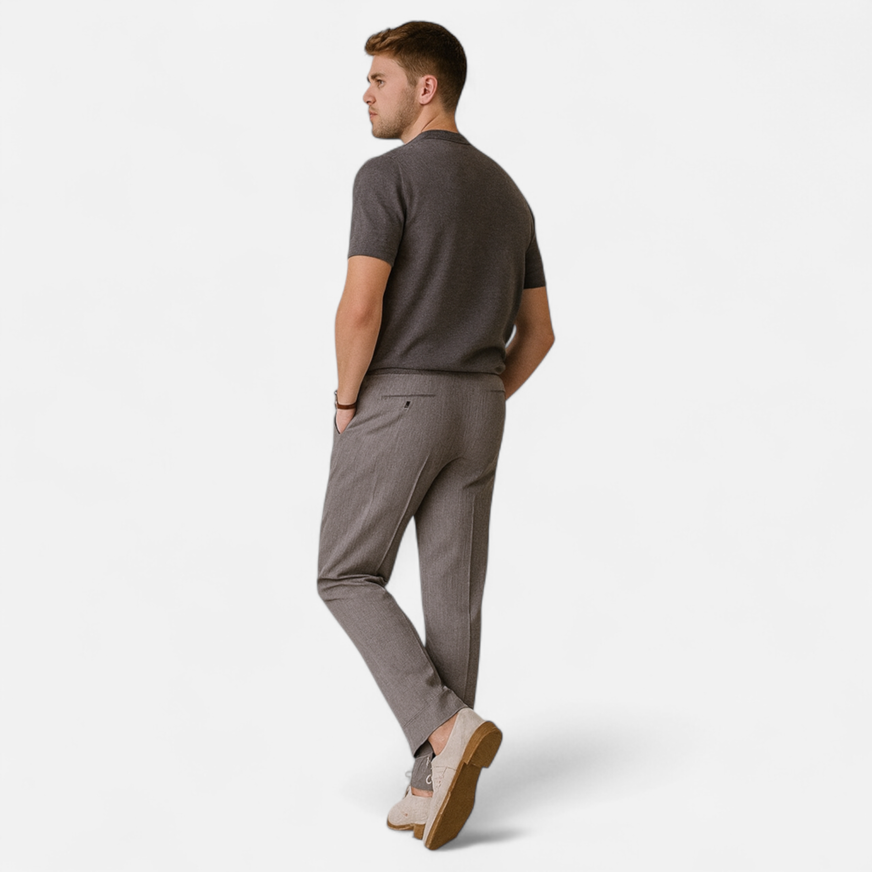 Maison Dresson | Men’s Slim-Fit Knitted T-Shirt