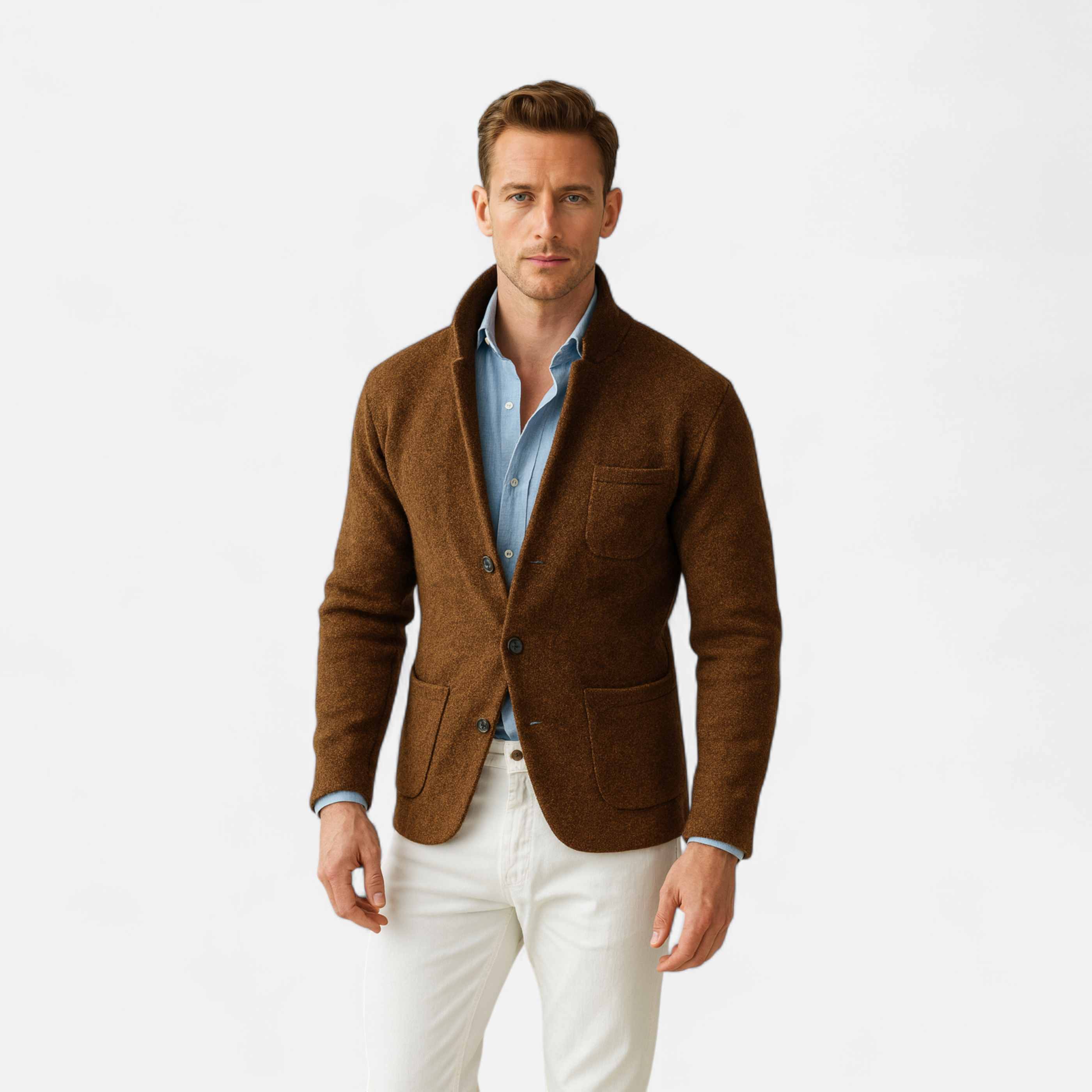 Maison Dresson | Men’s Vintage Wool Stand-Collar Jacket