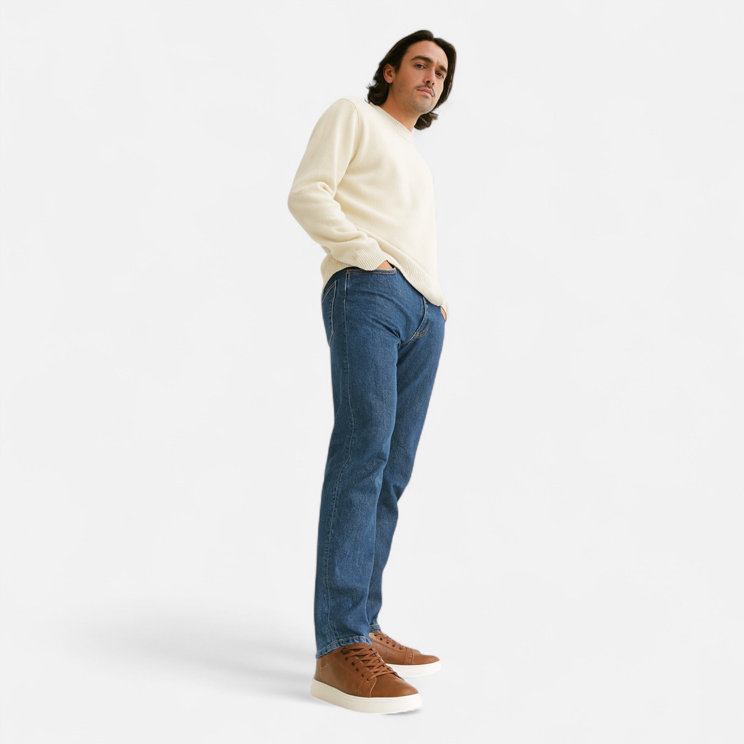 Maison Dresson | Men’s Casual Flat Leather Sneakers