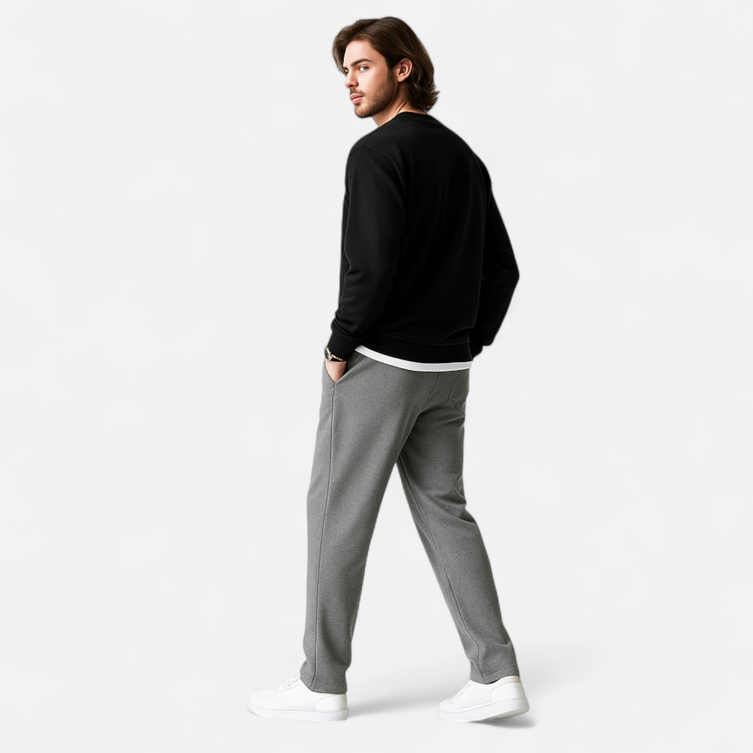 Maison Dresson | Men’s Wide-Leg Cotton Jogger Pants