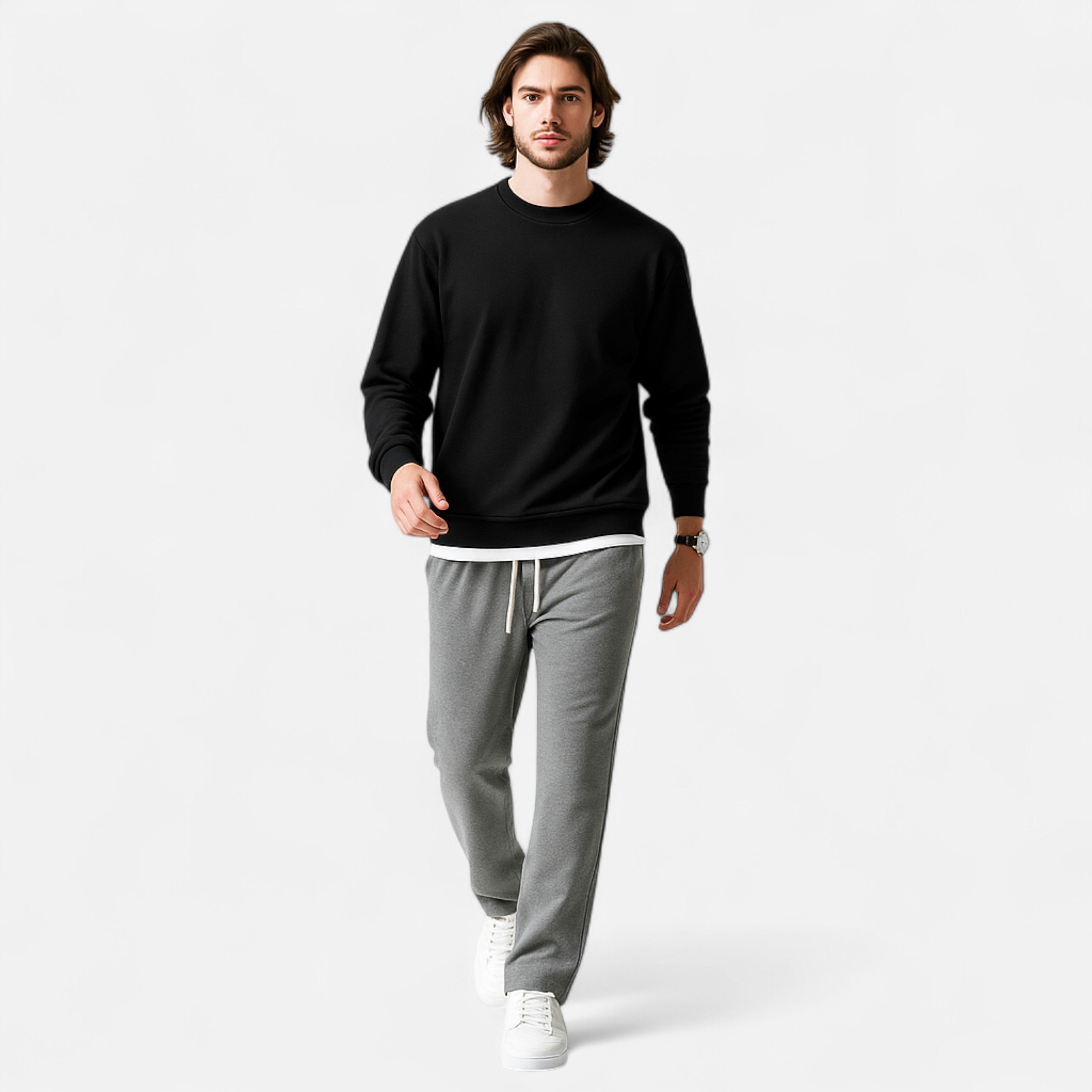 Maison Dresson | Men’s Wide-Leg Cotton Jogger Pants