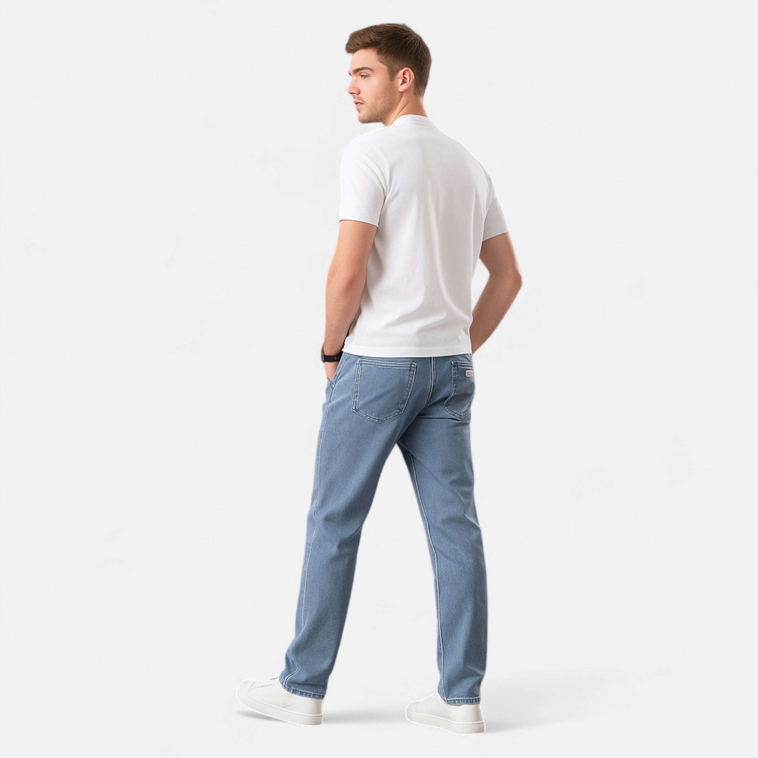 Maison Dresson | Men’s Straight-Leg Lyocell Denim Jeans
