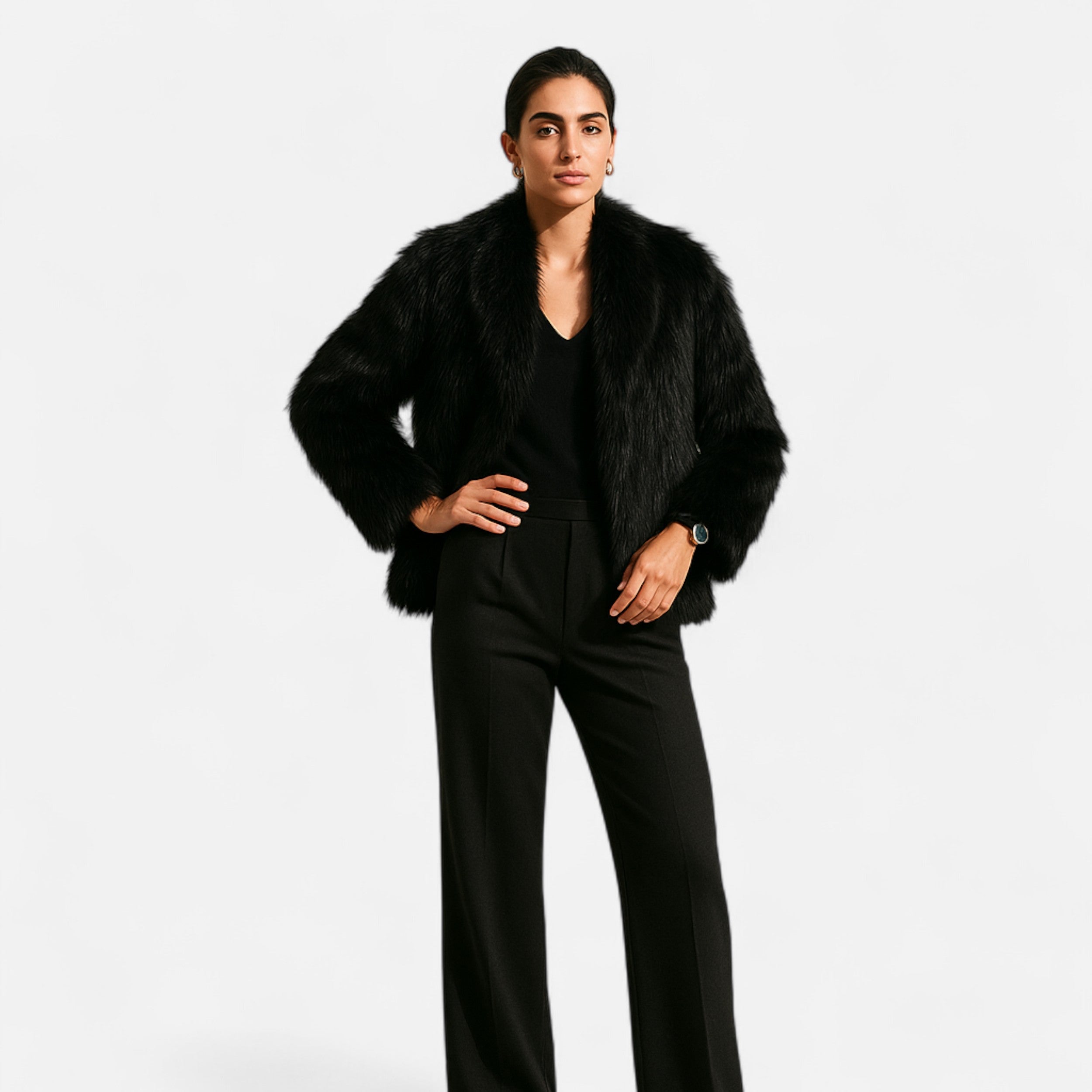 Maison Dresson | Women’s Plush Faux Fur Winter Coat