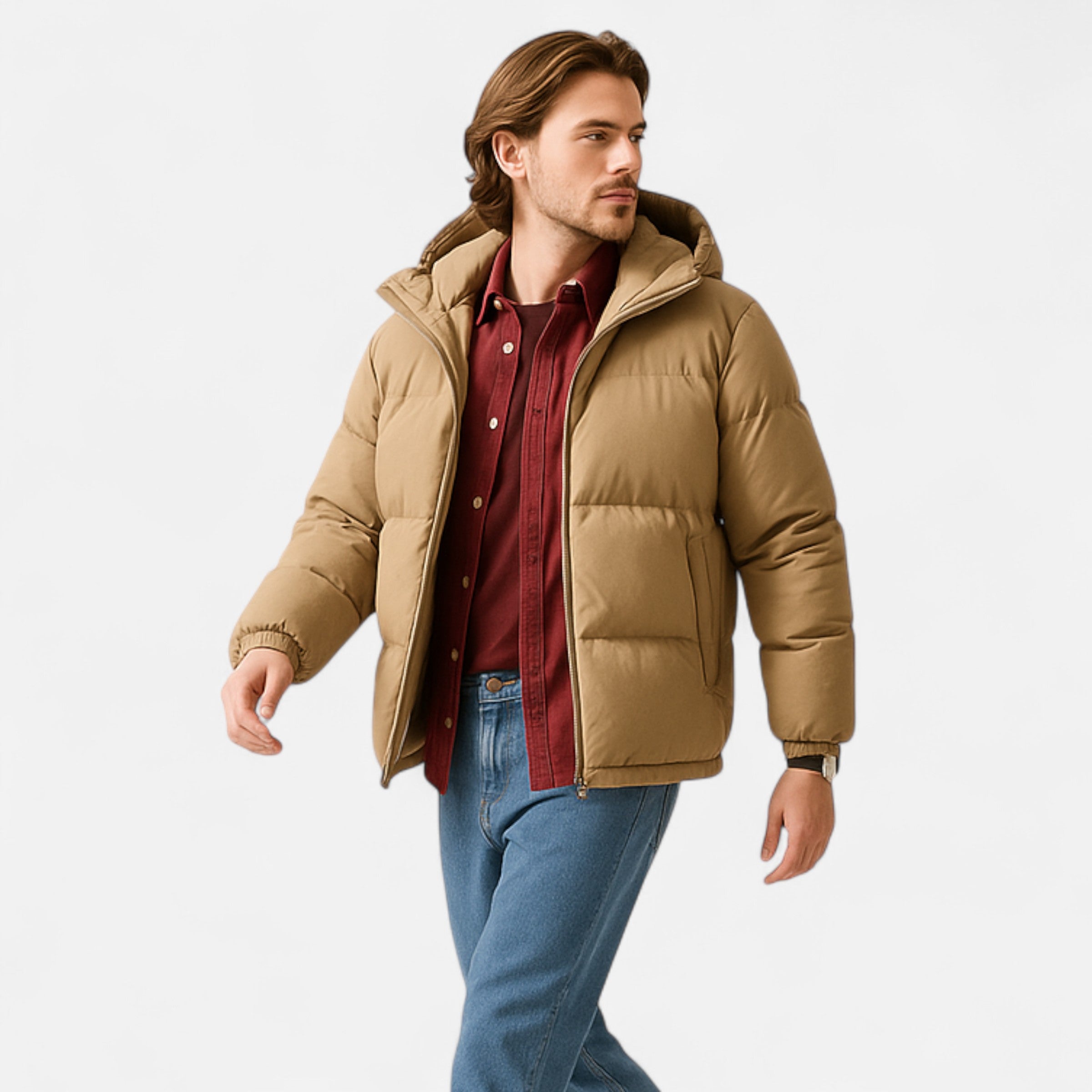 Maison Dresson | Unisex Hooded Cotton Puffer Jacket