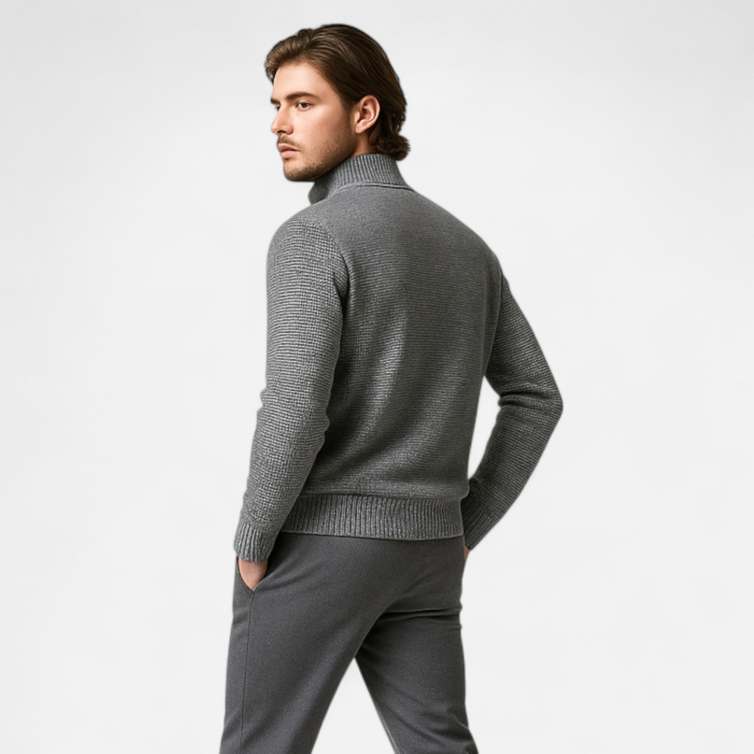 Maison Dresson | Men’s Fleece Stand-Collar Patchwork Jacket